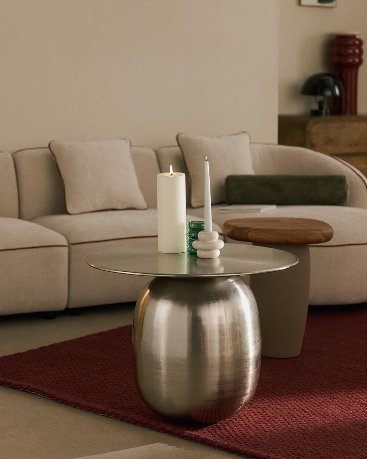 Table Basse Ronde en Métal (Ø66 cm) Saik , image de la gelerie 2