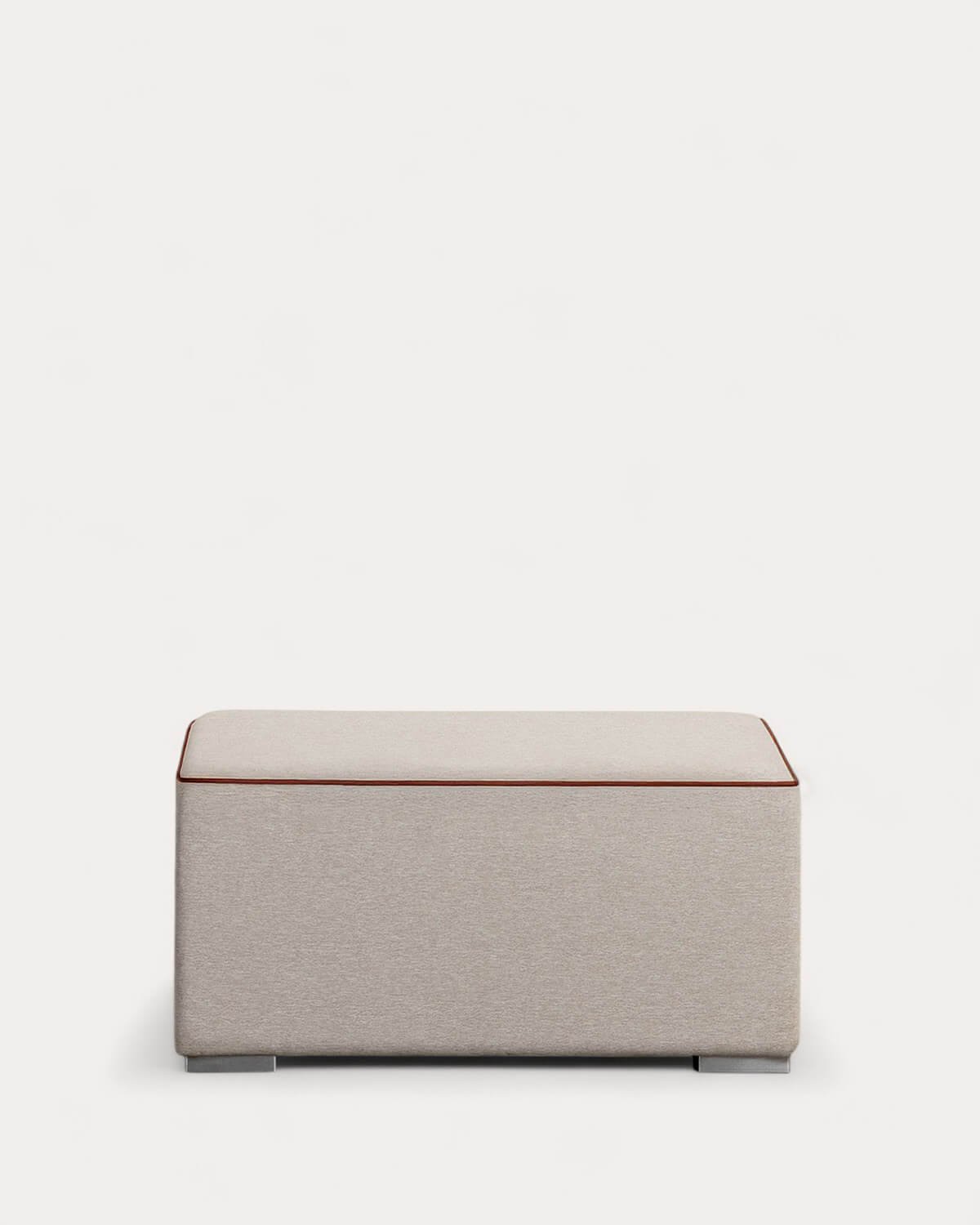 Module Puff de Jardin pour Canapé en Tissu Lagos