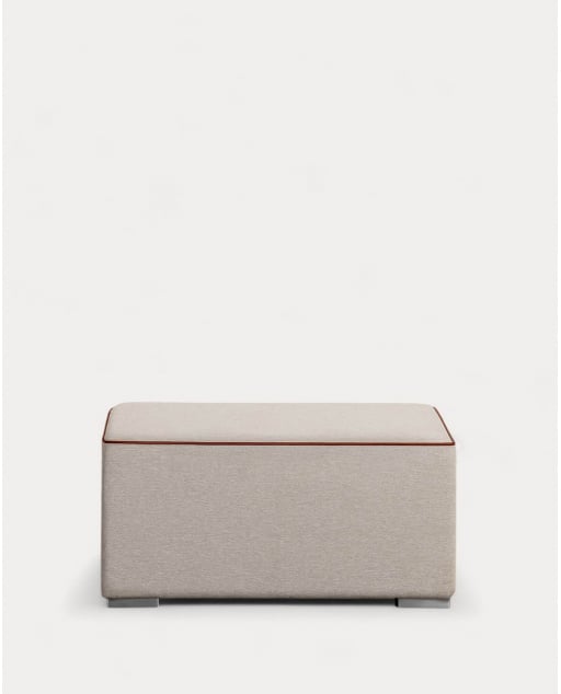 Module Puff de Jardin pour Canapé en Tissu Lagos