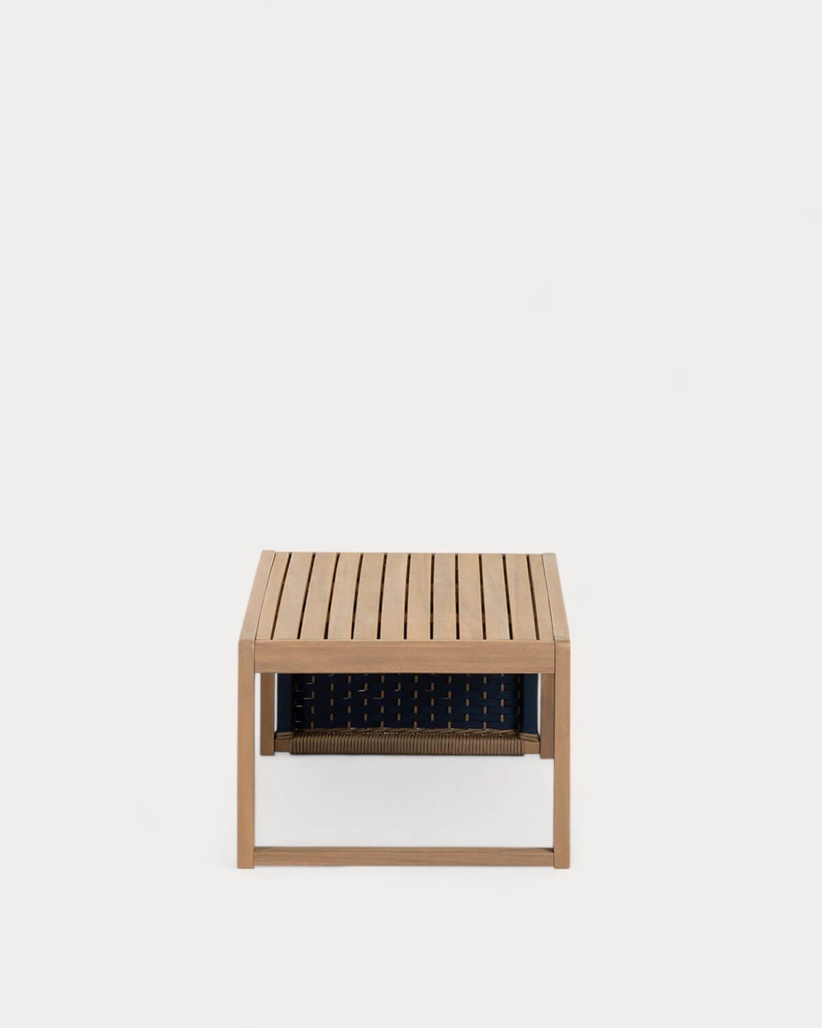 Table Basse en Bois d'Acacia et Corde (100x50 cm) Mirle , image de la gelerie 5