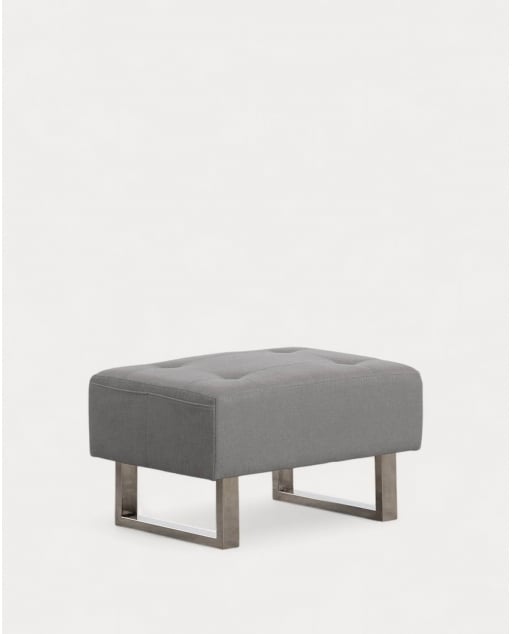 Repose-Pieds en Tissu Puff 70s