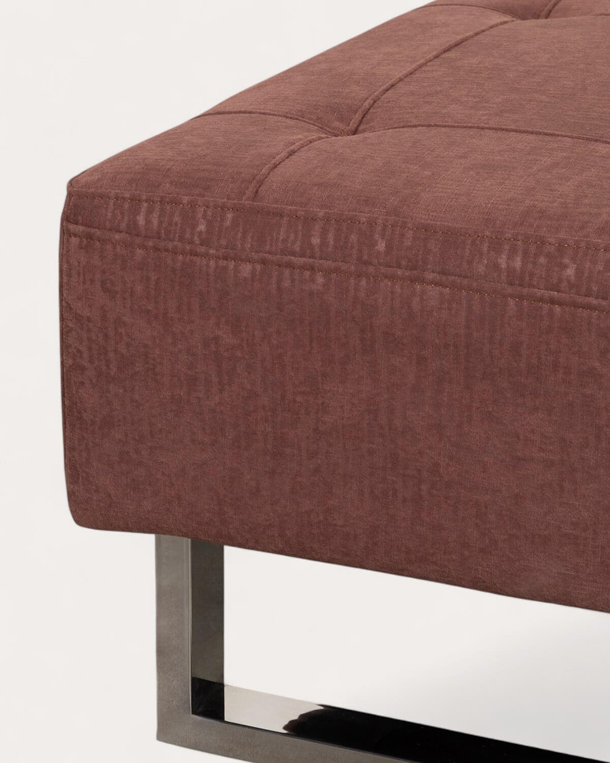 Repose-Pieds en Tissu Puff 70s, image de la gelerie 5