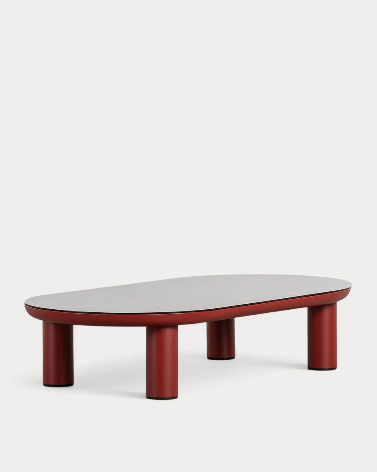 Table Basse en Aluminium et Verre (130x70 cm) Cheryl, image de la gelerie 1