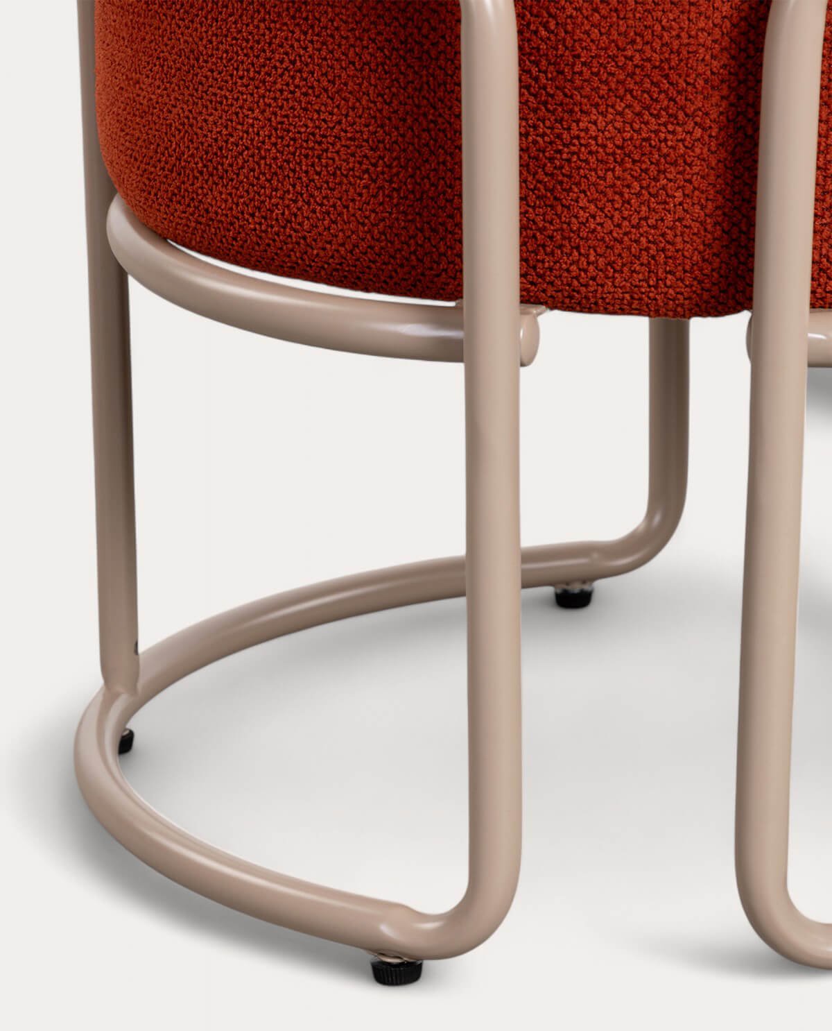 Pouf Rond avec Coussin Amovible en Tissu Aixa, image de la gelerie 8