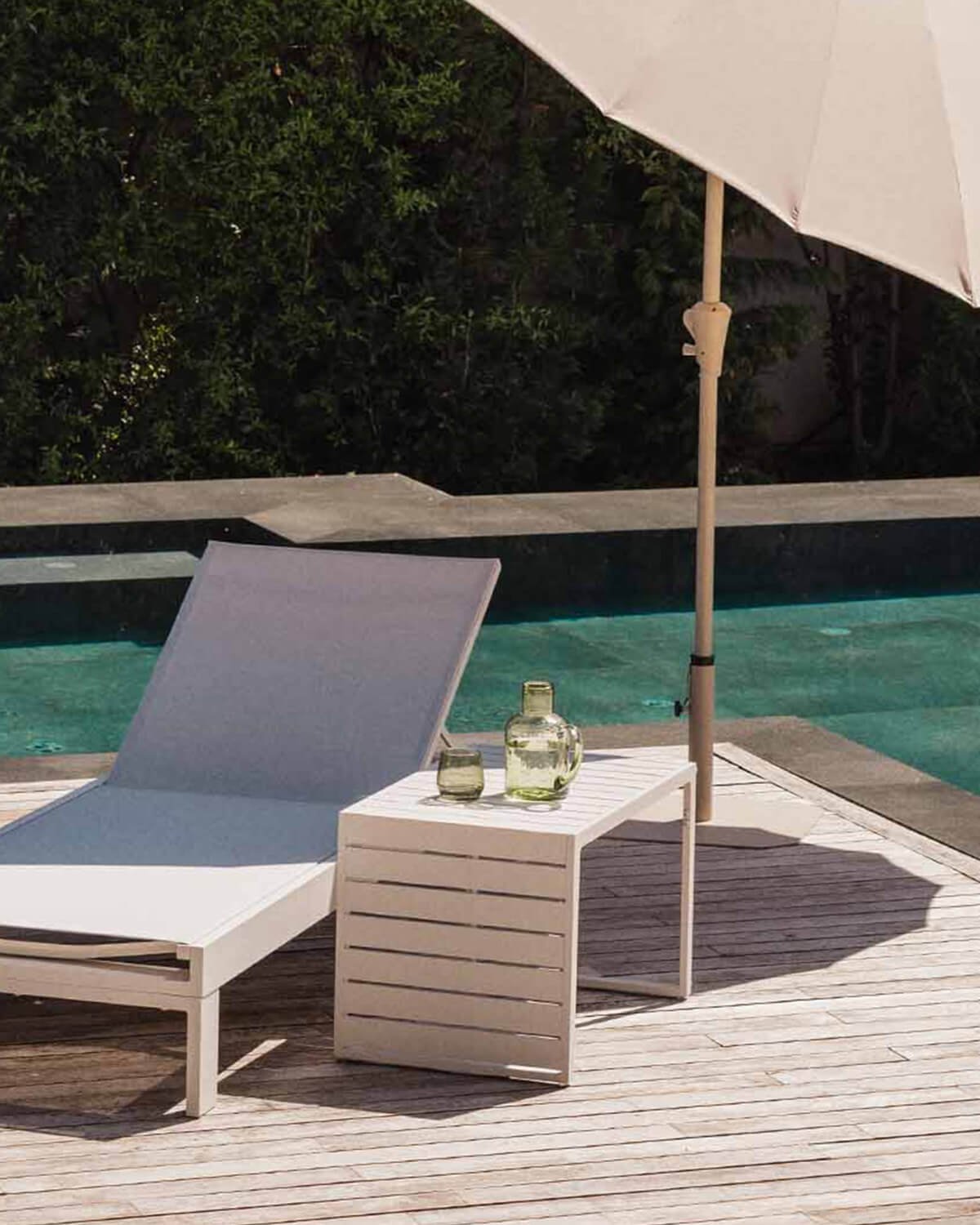 Table Basse en Aluminium (72x45 cm) Kreta, image de la gelerie 2