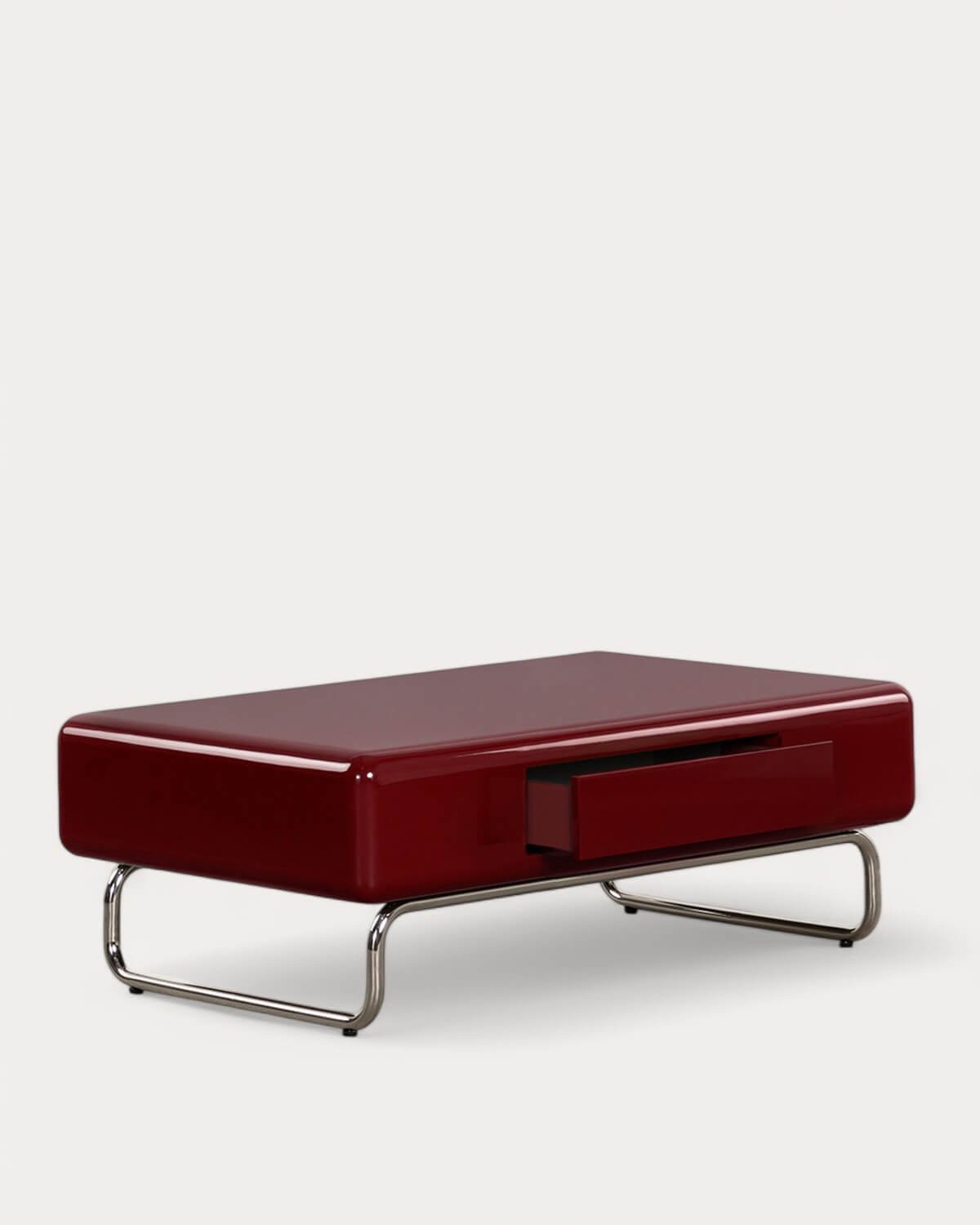 Table Basse Rectangulaire en Bois et Métal (110x70 cm) Candela Colours, image de la gelerie 2