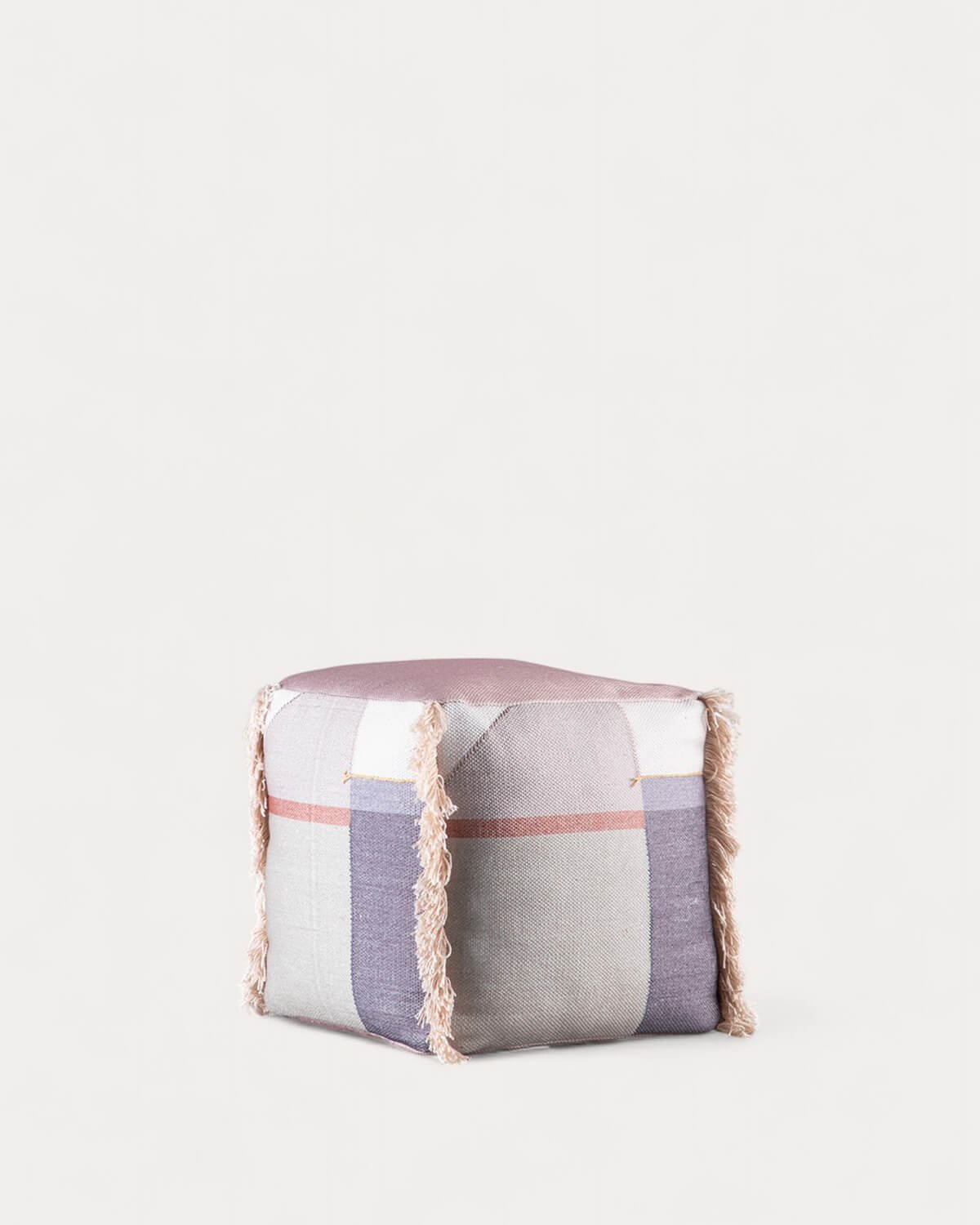 Pouf Carré en Tissu Nely , image de la gelerie 1