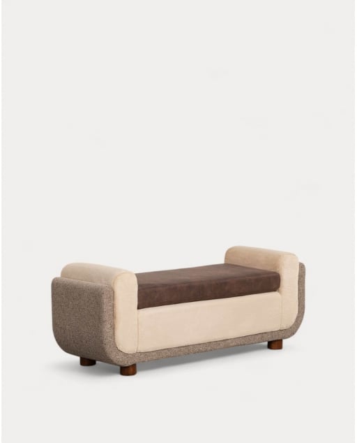 Banc en Tissu et Bois Eamon