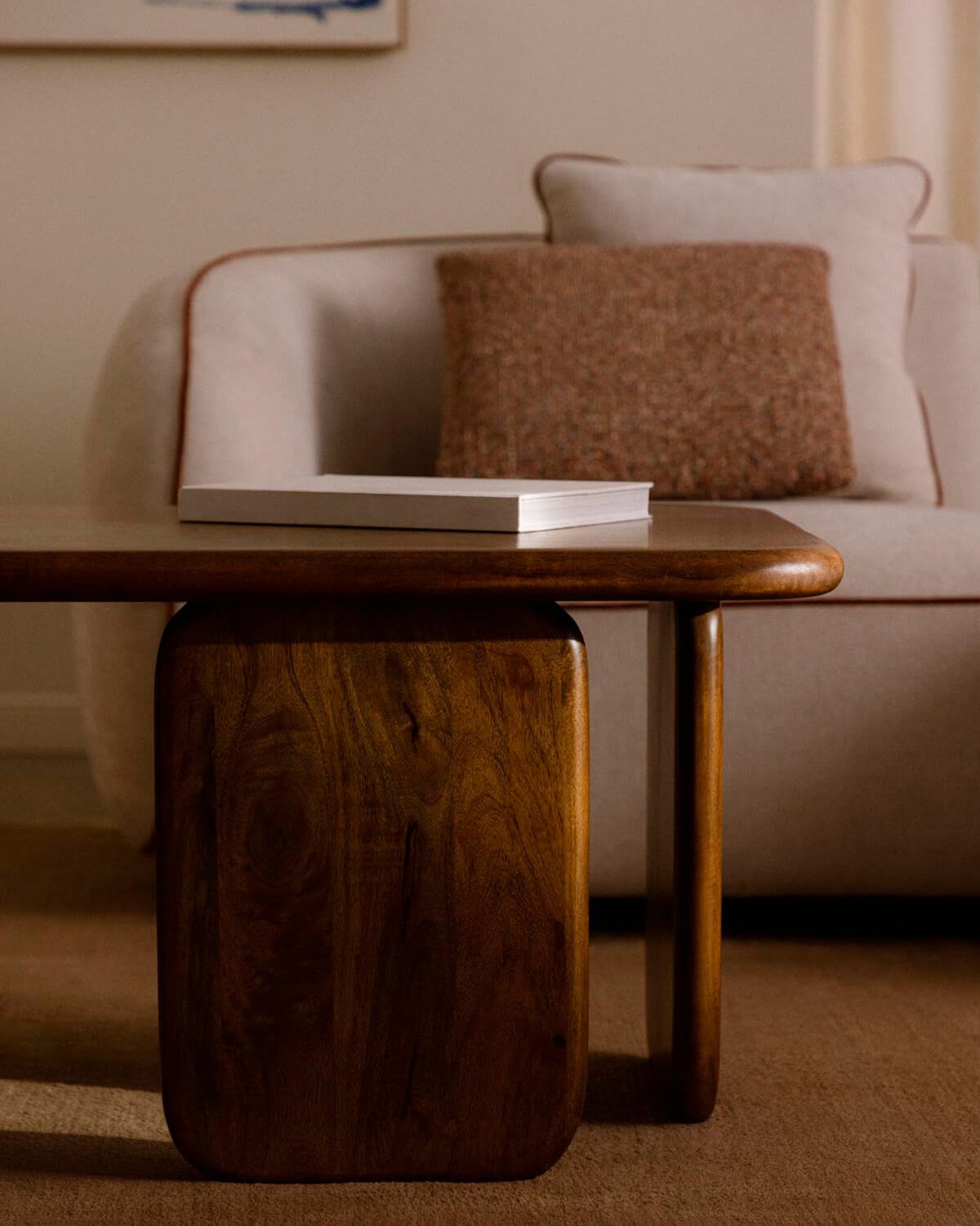 Table Basse Rectangulaire en Manguier (120X60 cm) Eliez, image de la gelerie 3