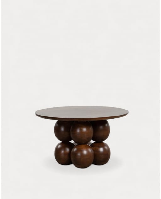 Table Basse Ronde en Manguier (Ø80 cm) Alary