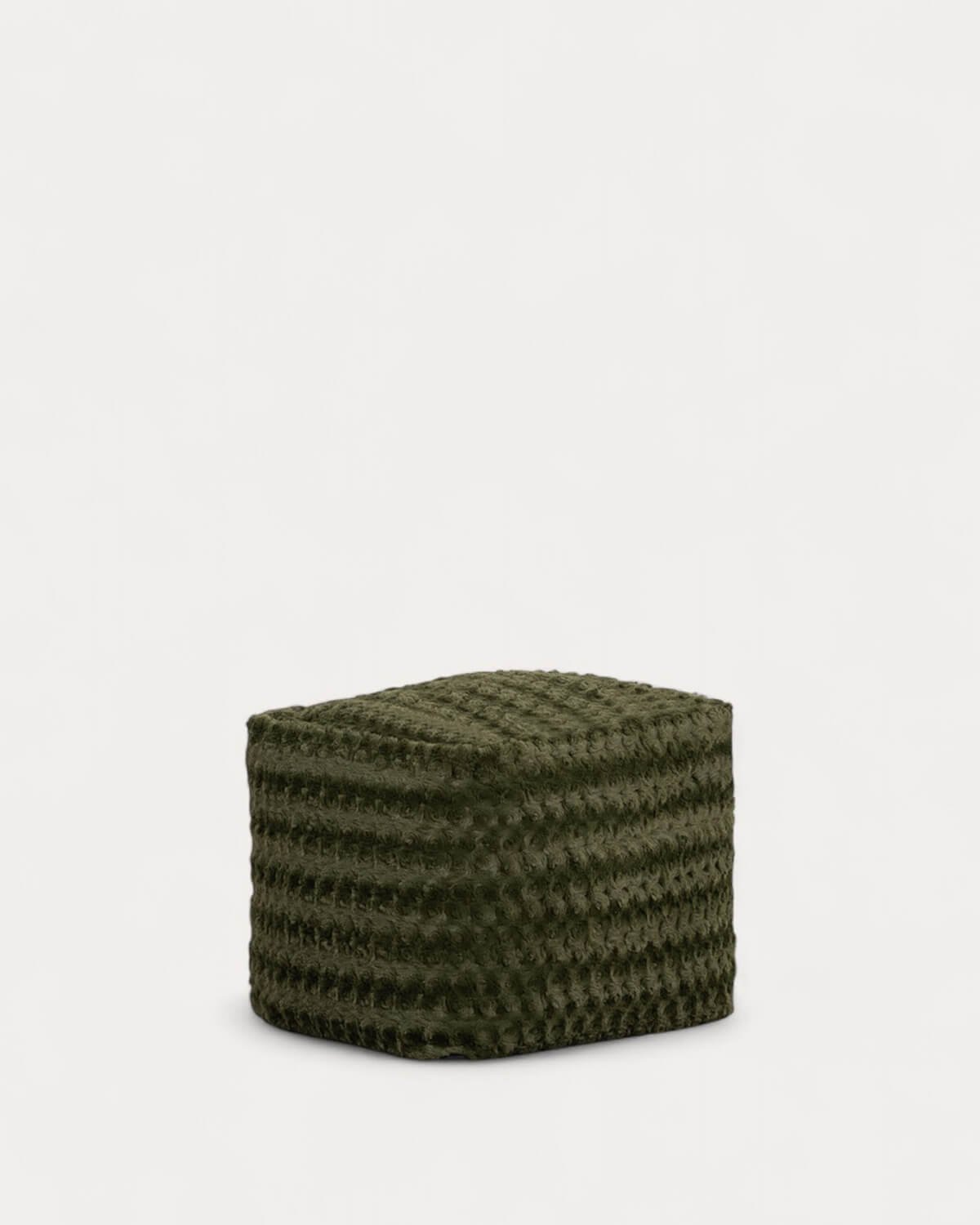 Puff Carré Tissu Sulli Furry , image de la gelerie 1