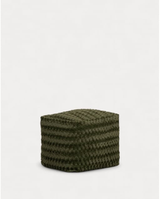 Puff Carré Tissu Sulli Furry