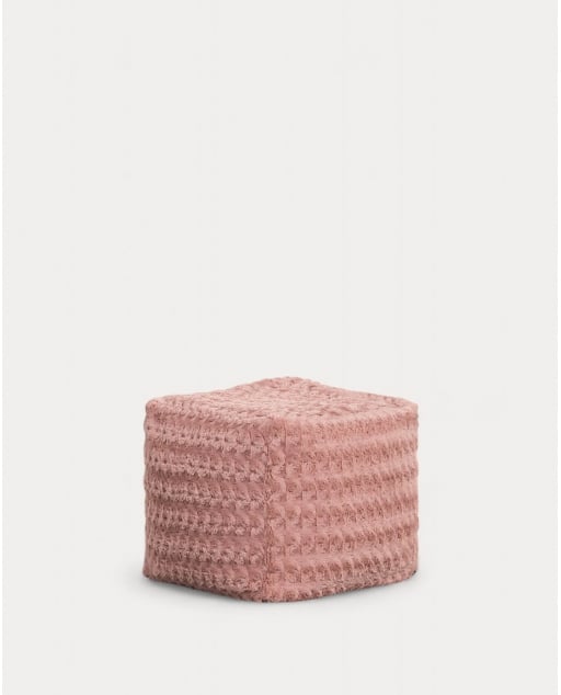 Puff Carré Tissu Sulli Furry