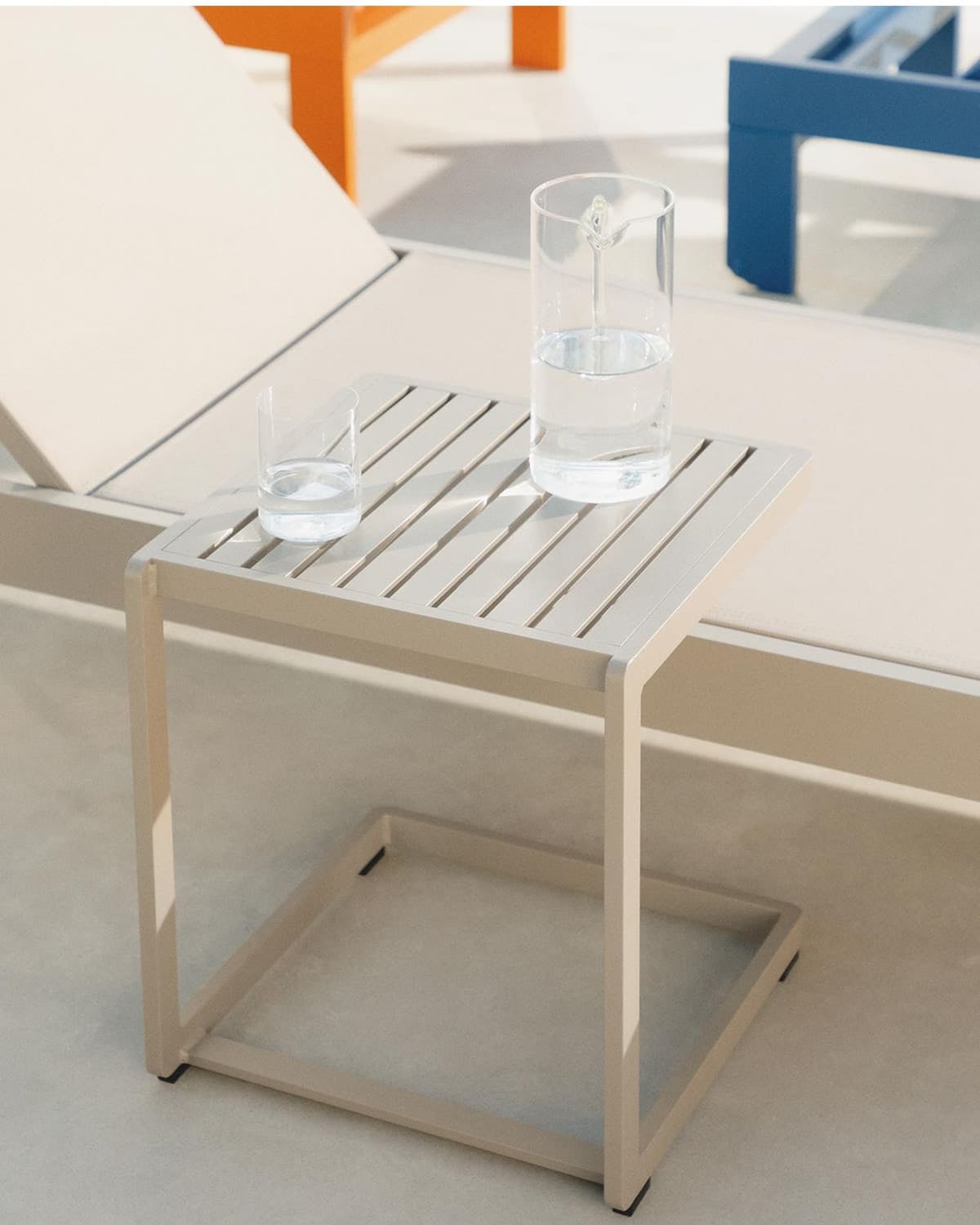 Table d'Appoint d'Extérieur en Aluminium (40x40 cm) Kreta Colours, image de la gelerie 2