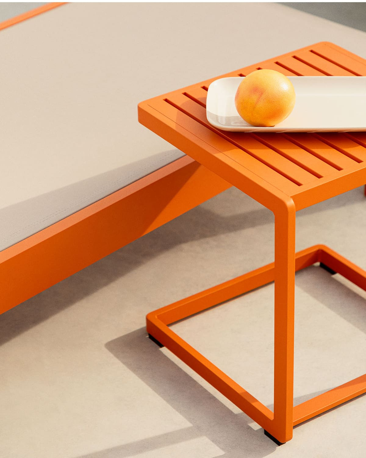 Table d'Appoint d'Extérieur en Aluminium (40x40 cm) Kreta Colours , image de la gelerie 3