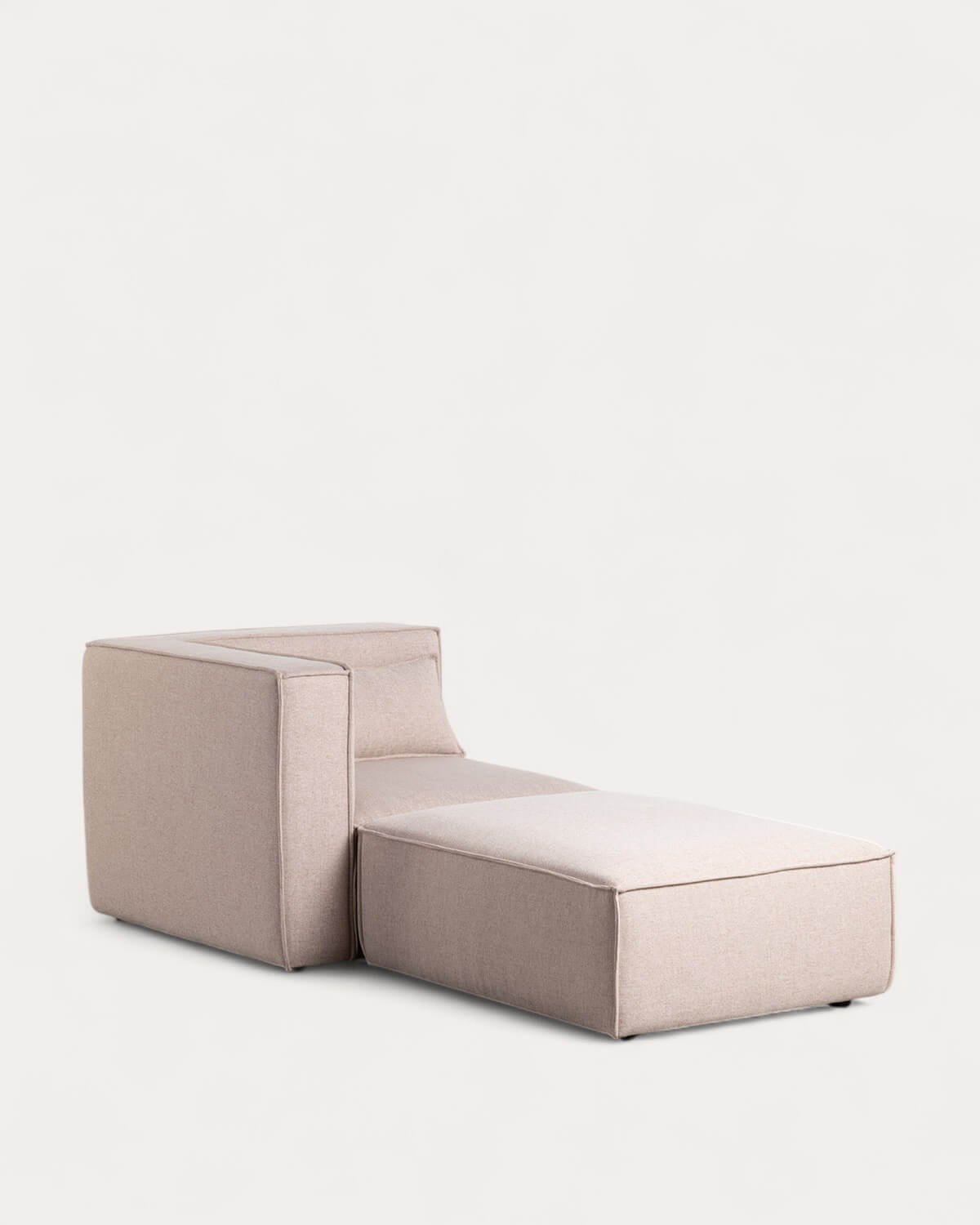 Fauteuil d'Angle Modulaire avec Pouf en Tissu Kilhe , image de la gelerie 1
