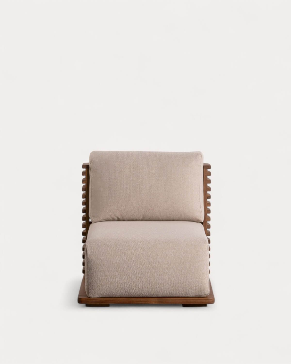 Pack de 2 Chaises de Jardin en Bois d'Acacia avec Coussins en Tissu Hazan, image de la gelerie 5