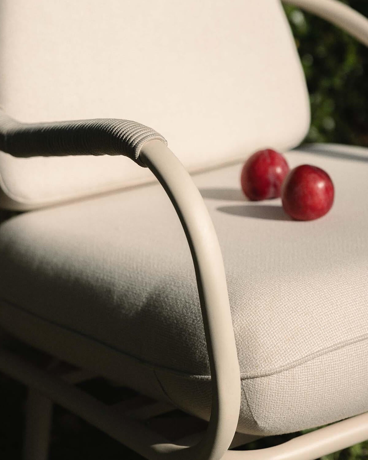 Pack de 2 Chaises de Jardin en Métal et Tissu Xoan, image de la gelerie 3