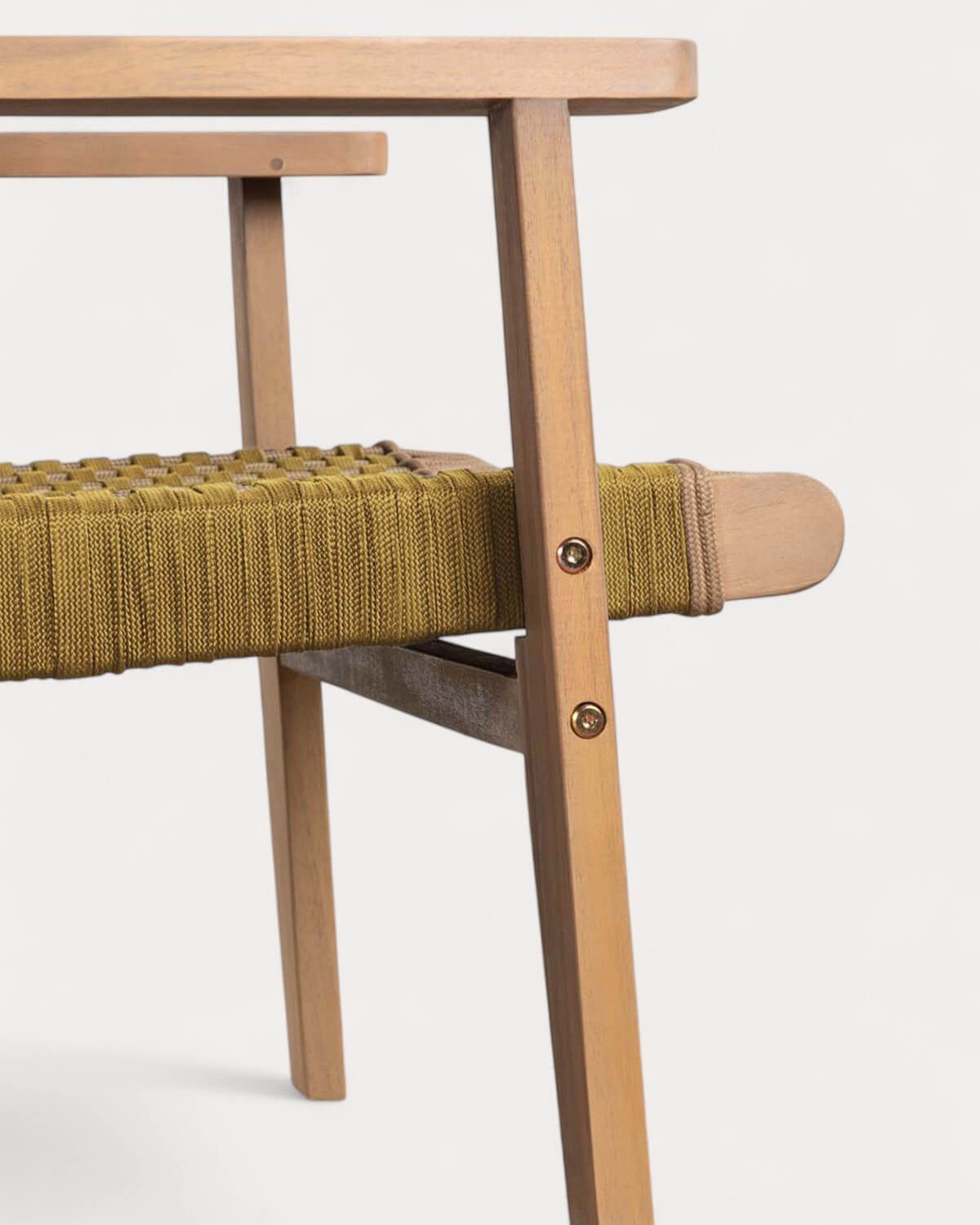 Pack de 2 Chaises de Jardin en Bois d'Acacia et Corde Mirle, image de la gelerie 8