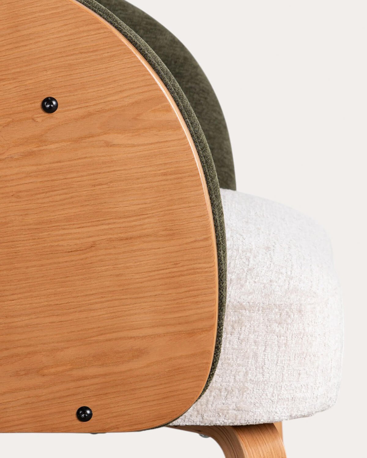 Pack 2 Fauteuils Bois et Tissu Meria , image de la gelerie 7