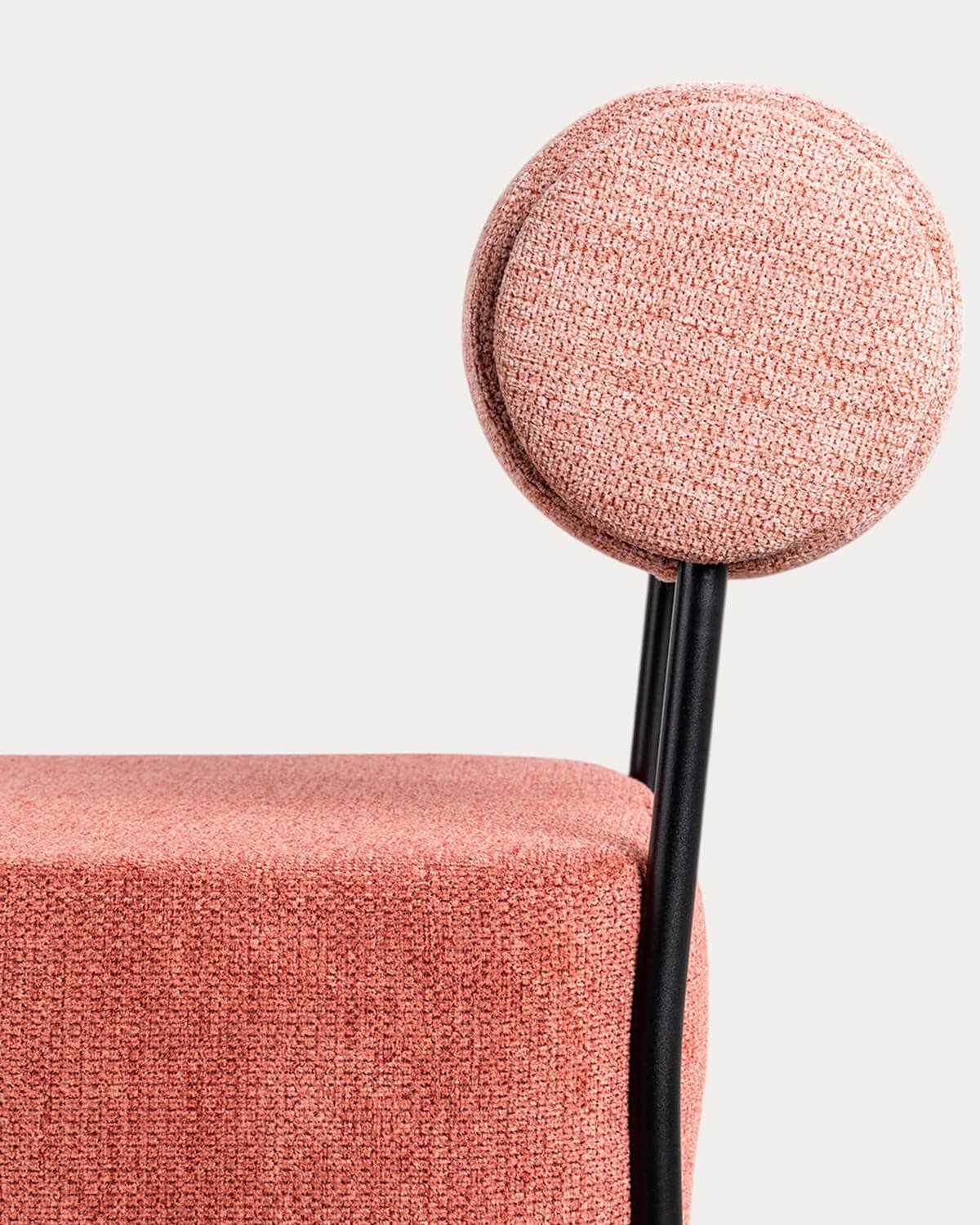 Pack 2 Fauteuils en Tissu et Métal Elin , image de la gelerie 6