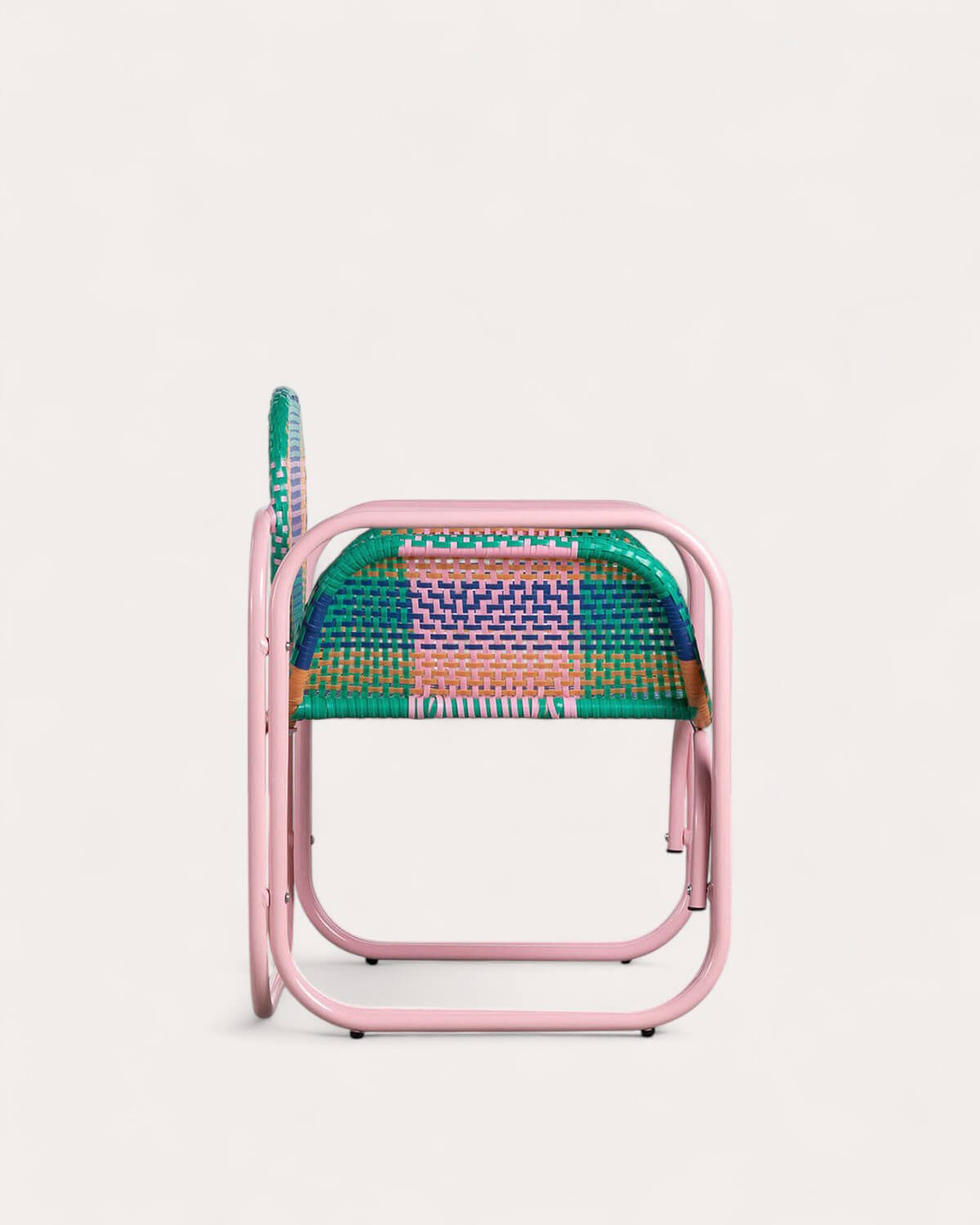 Pack de 2 Fauteuils avec Accoudoirs en Aluminium et Rotin Synthétique Emba Studio, image de la gelerie 3