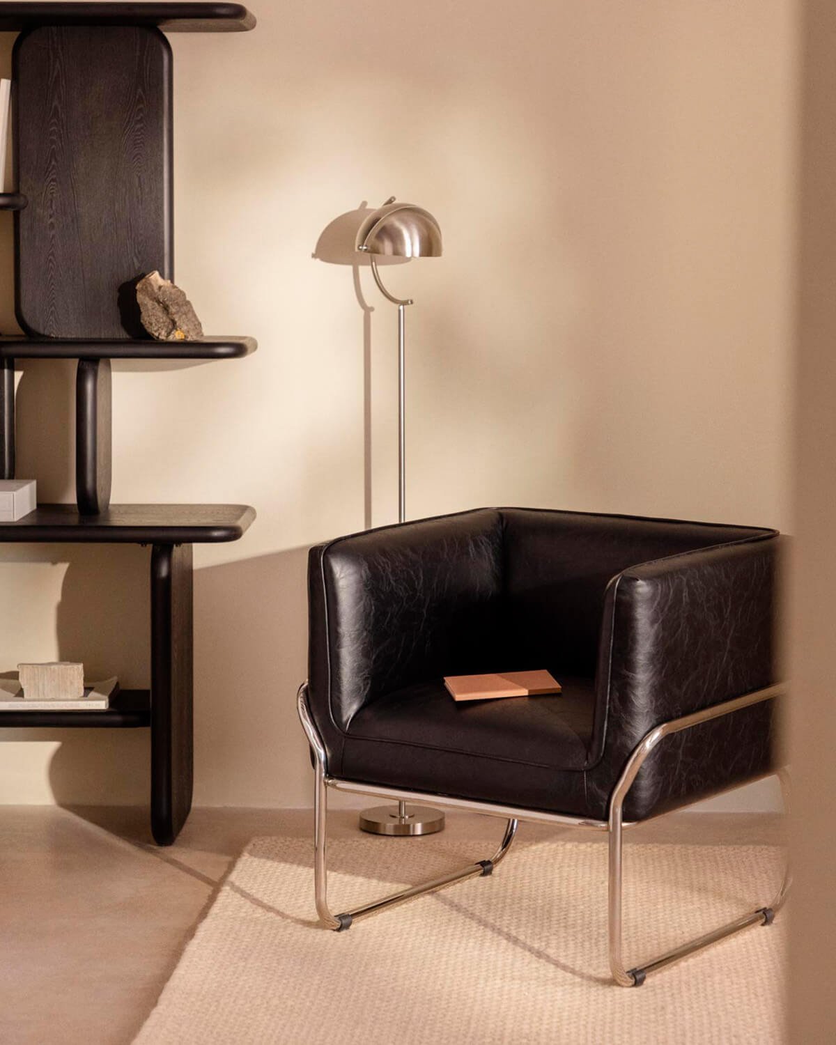 Pack 2 Fauteuils Marcellus Similicuir et Métal, image de la gelerie 2