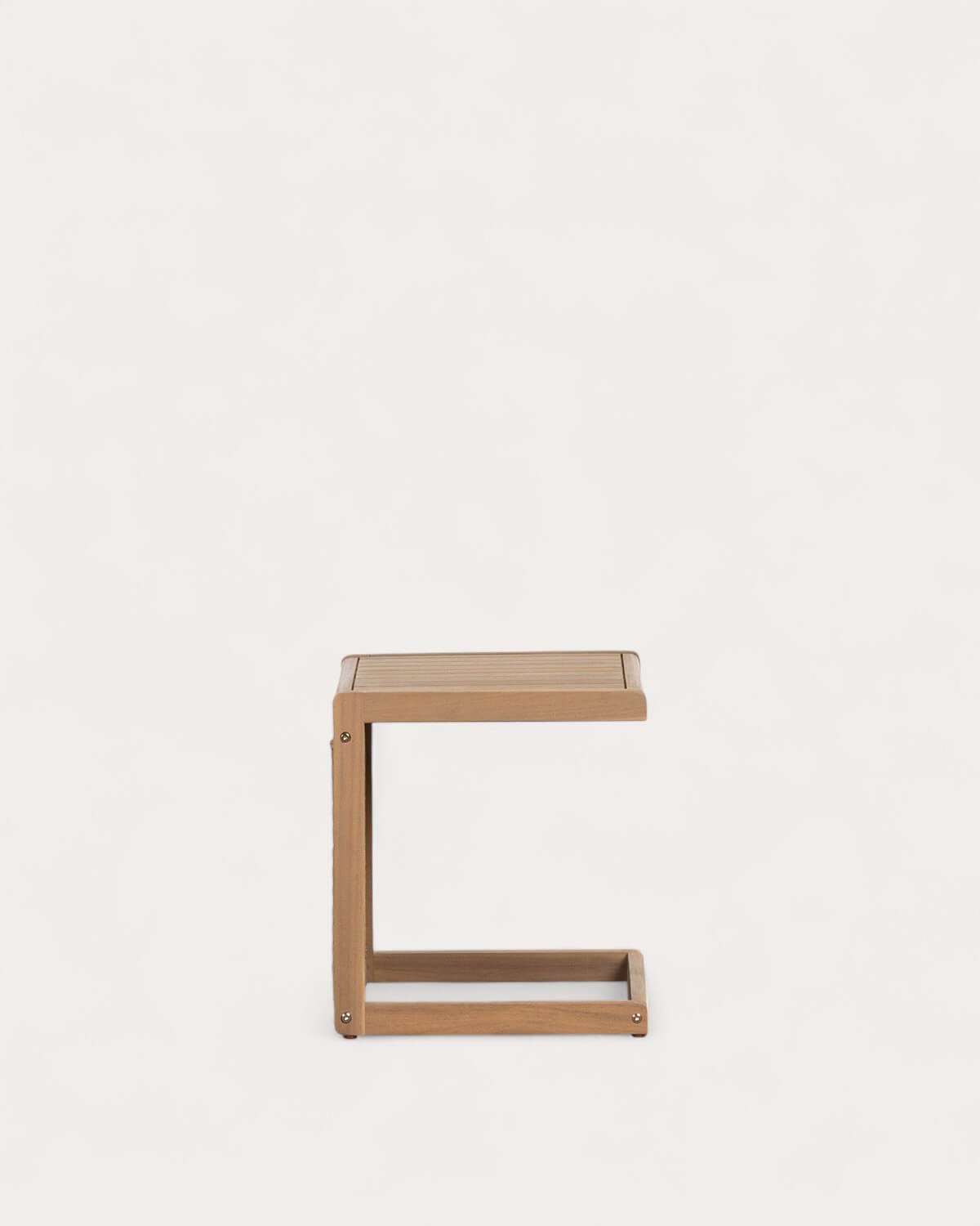 Table d'Appoint en Bois d'Acacia et Corde (40x40 cm) Mirle , image de la gelerie 4