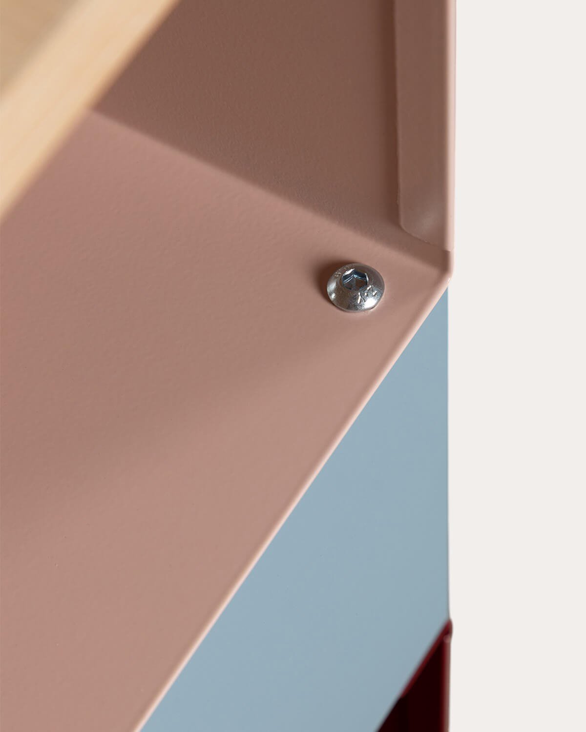 Table d'Appoint avec Roulettes et Rangement en Métal (40x40 cm) Aron, image de la gelerie 4