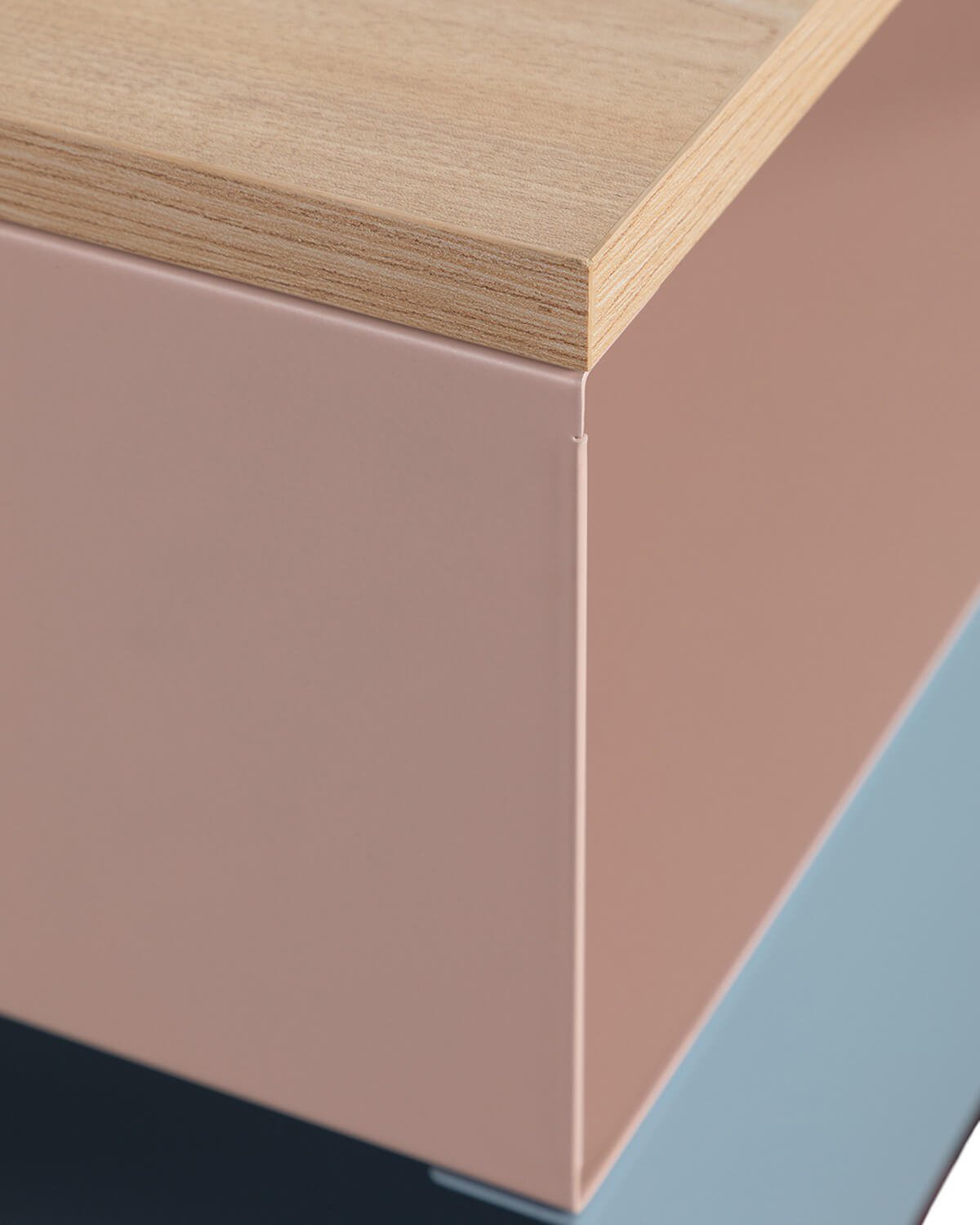 Table d'Appoint avec Roulettes et Rangement en Métal (40x40 cm) Aron, image de la gelerie 6