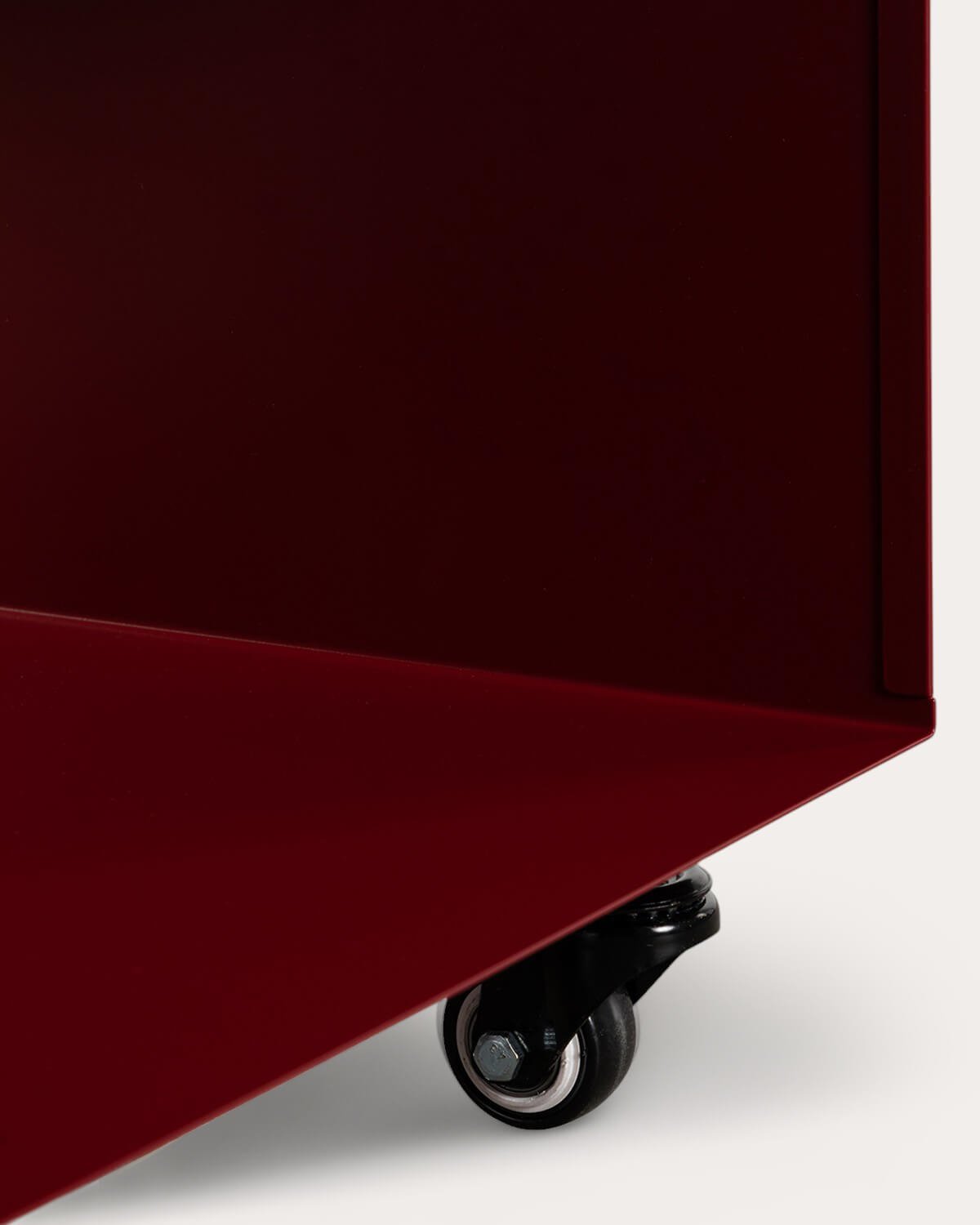 Table d'Appoint avec Roulettes et Rangement en Métal (40x40 cm) Aron, image de la gelerie 5