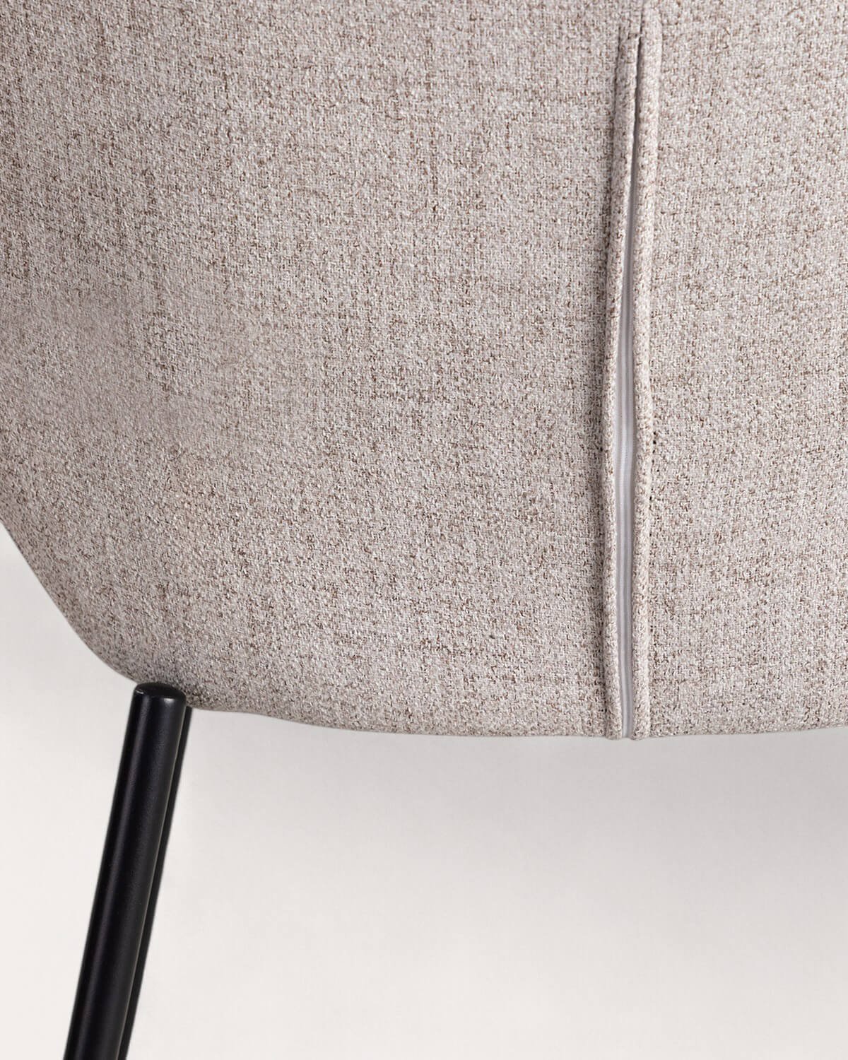 Pack 4 Chaises de Salle à Manger en Métal avec Accoudoirs et Tissu Eider, image de la gelerie 7