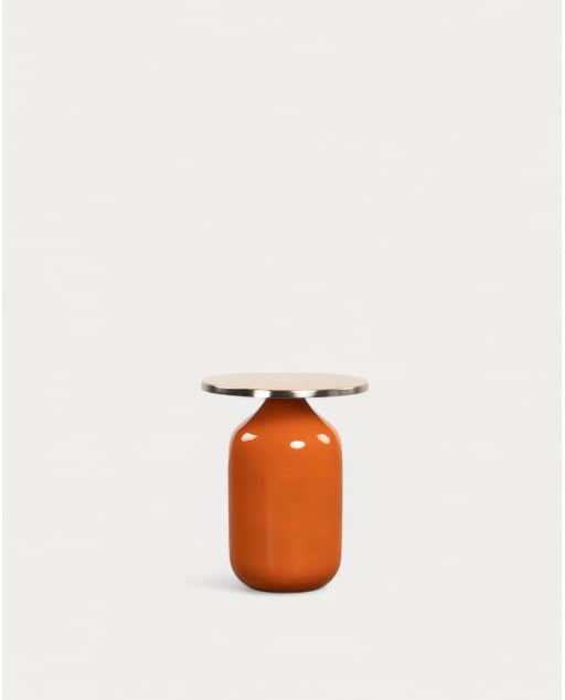 Table d'Appoint Ronde en Métal (Ø44,5 cm) kati