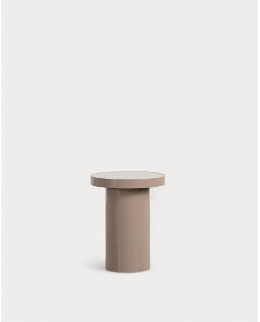 Table d'Appoint en Métal et Céramique (40 cm) Zafiro