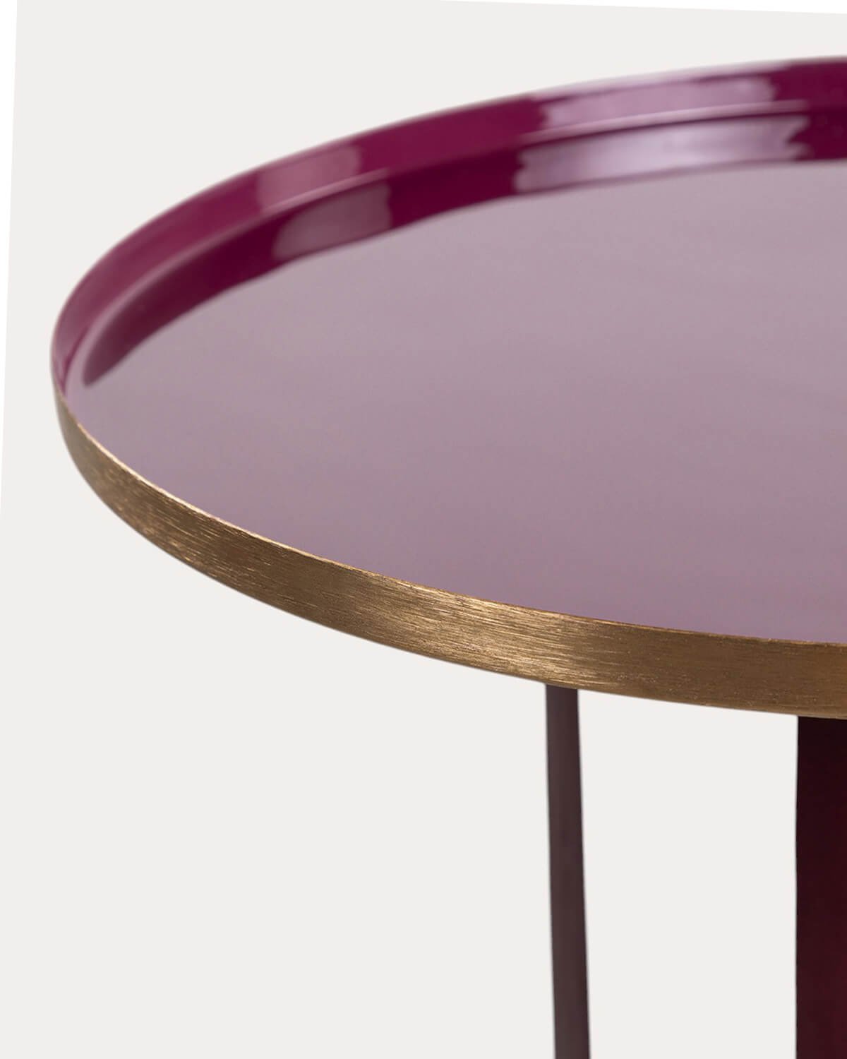 Table d'Appoint Ronde en Métal (Ø40,7 cm) Gela, image de la gelerie 3