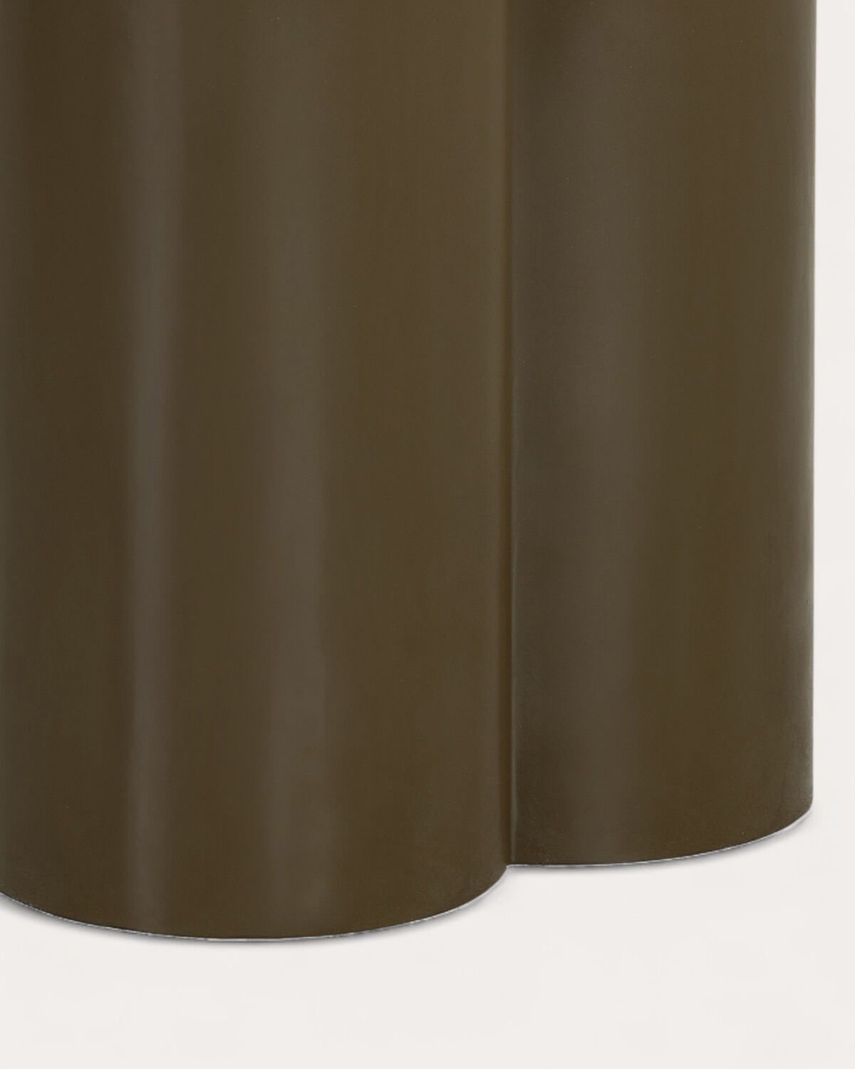 Table d'Appoint Ronde en Marbre Travertin et Métal (Ø40 cm) Trébolo, image de la gelerie 4512092