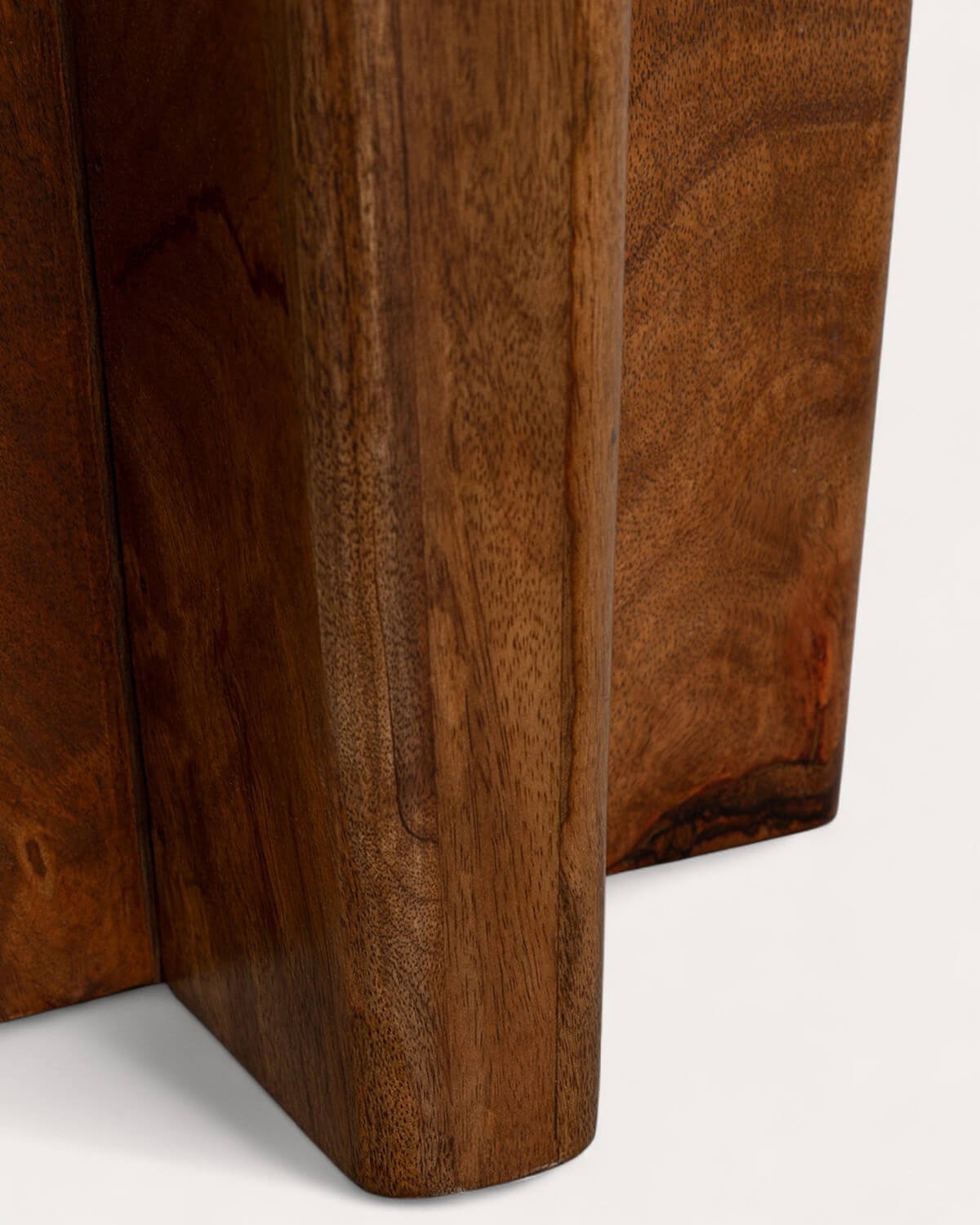 Table d'Appoint Carrée en Marbre Egyptien et Bois de Manguier (50x50 cm) Amatis, image de la gelerie 6