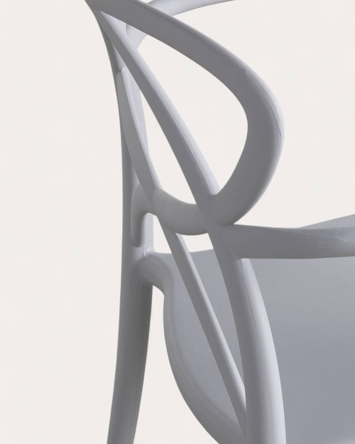 Chaise de Salle à Manger en Polypropylène avec Accoudoirs Cielo, image de la gelerie 4