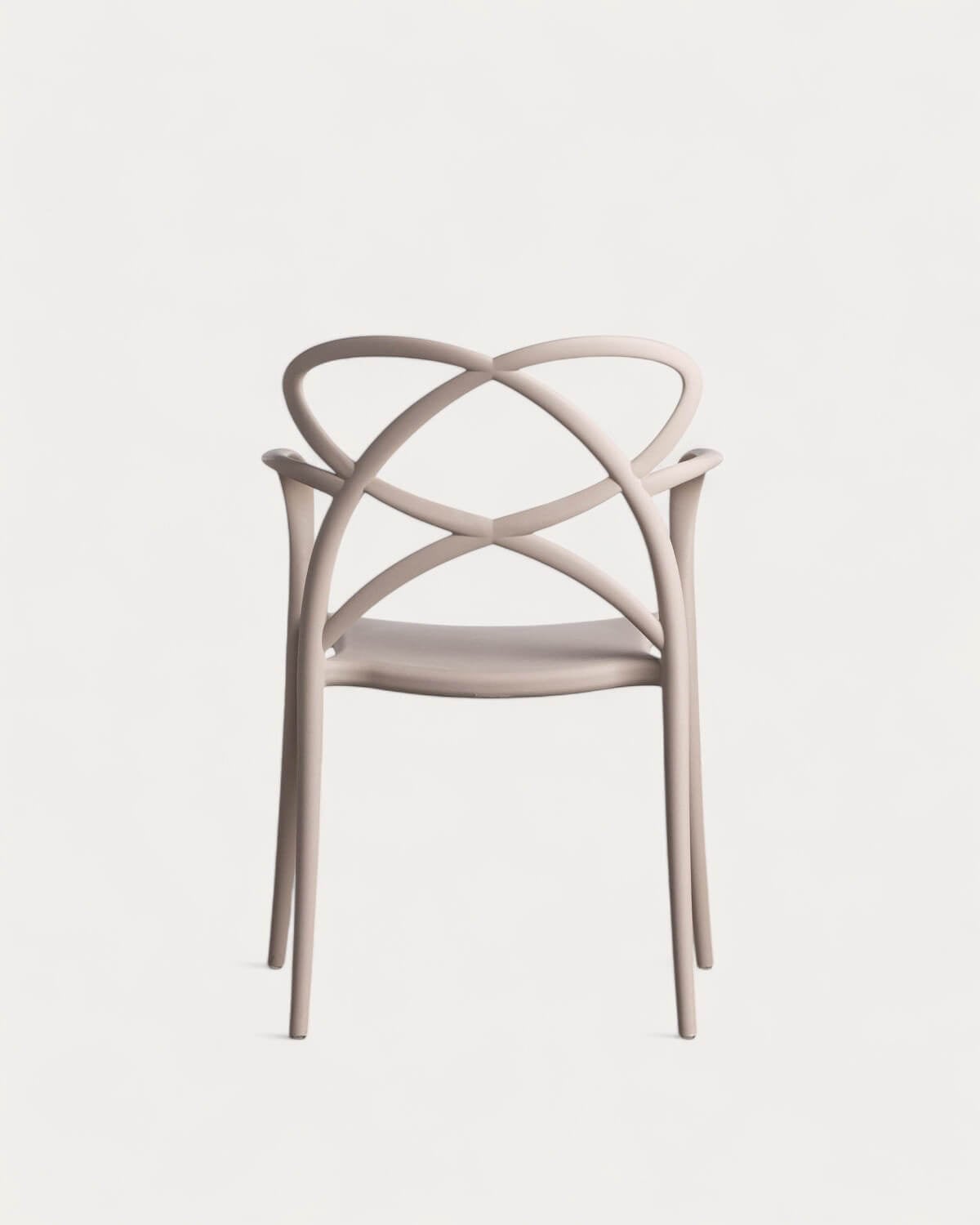 Pack 2 Chaises de Salle à Manger en Polypropylène avec Accoudoirs Cielo, image de la gelerie 4