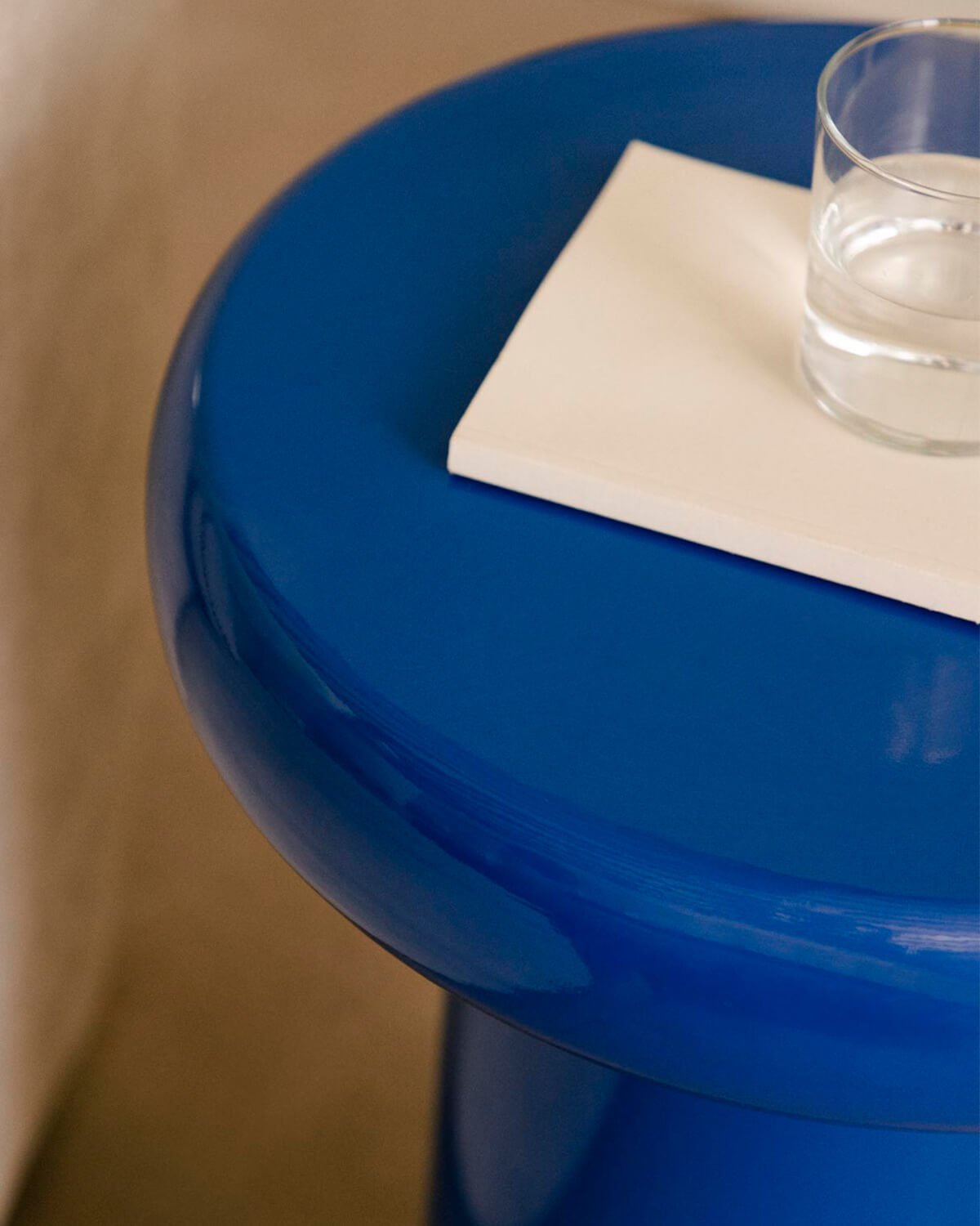 Table d'appoint ronde en métal (Ø40 cm) Wario, image de la gelerie 3