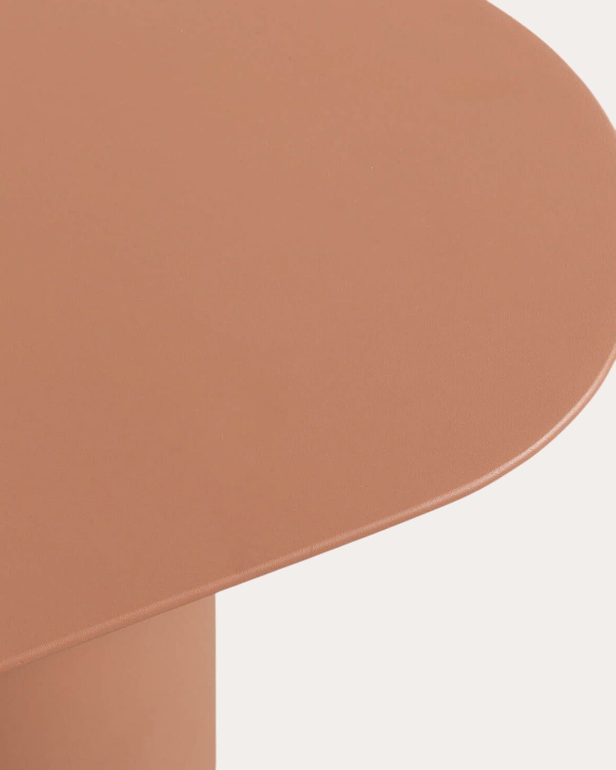 Table d'Appoint Ovale en Métal (50,7x30,5 cm) Radi, image de la gelerie 3