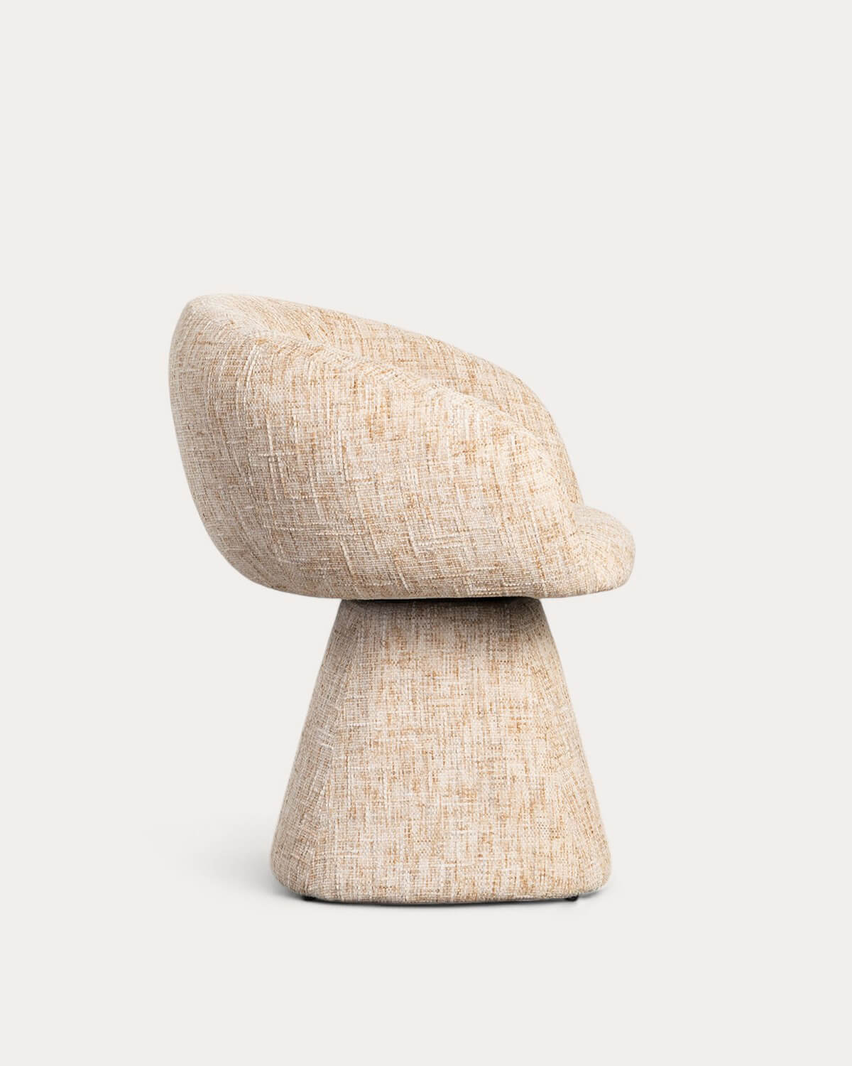 Pack de 2 Chaises de Salle à Manger Pivotantes en Tissu et Métal Laura, image de la gelerie 4