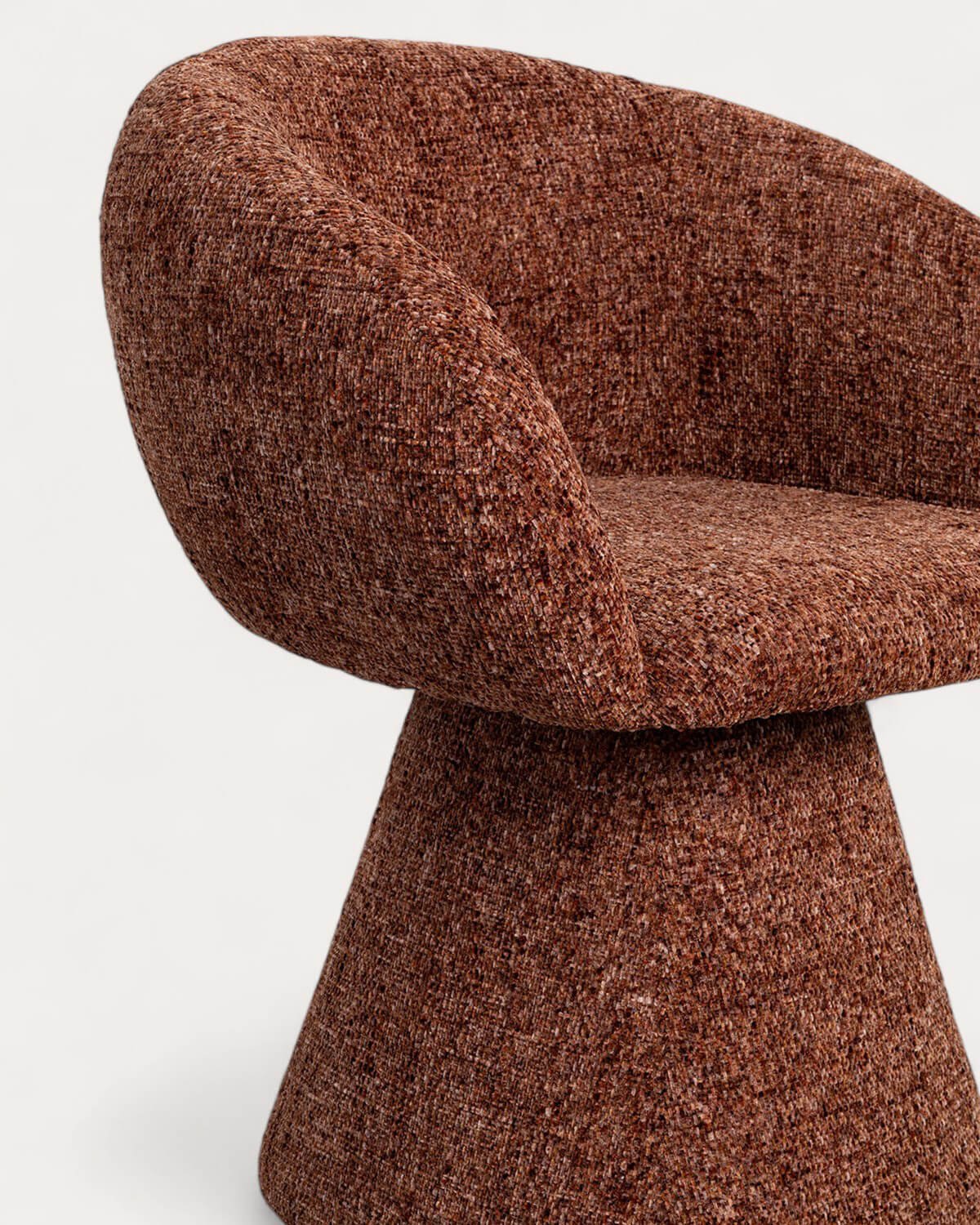 Pack de 2 Chaises de Salle à Manger Pivotantes en Tissu et Métal Laura, image de la gelerie 6