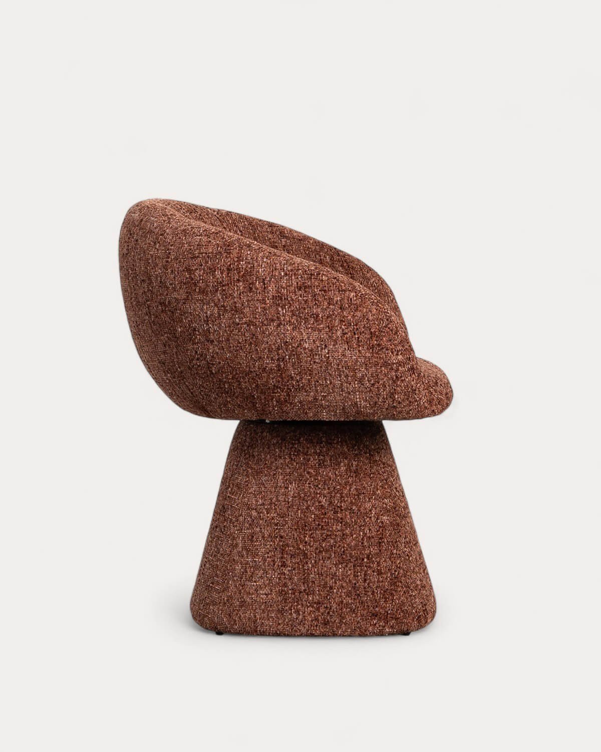 Pack de 4 Chaises de Salle à Manger Pivotantes en Tissu et Métal Laura, image de la gelerie 4