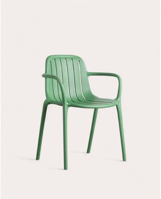 Chaise de Salle à Manger en Polypropylène Brand - Vert Herbacé