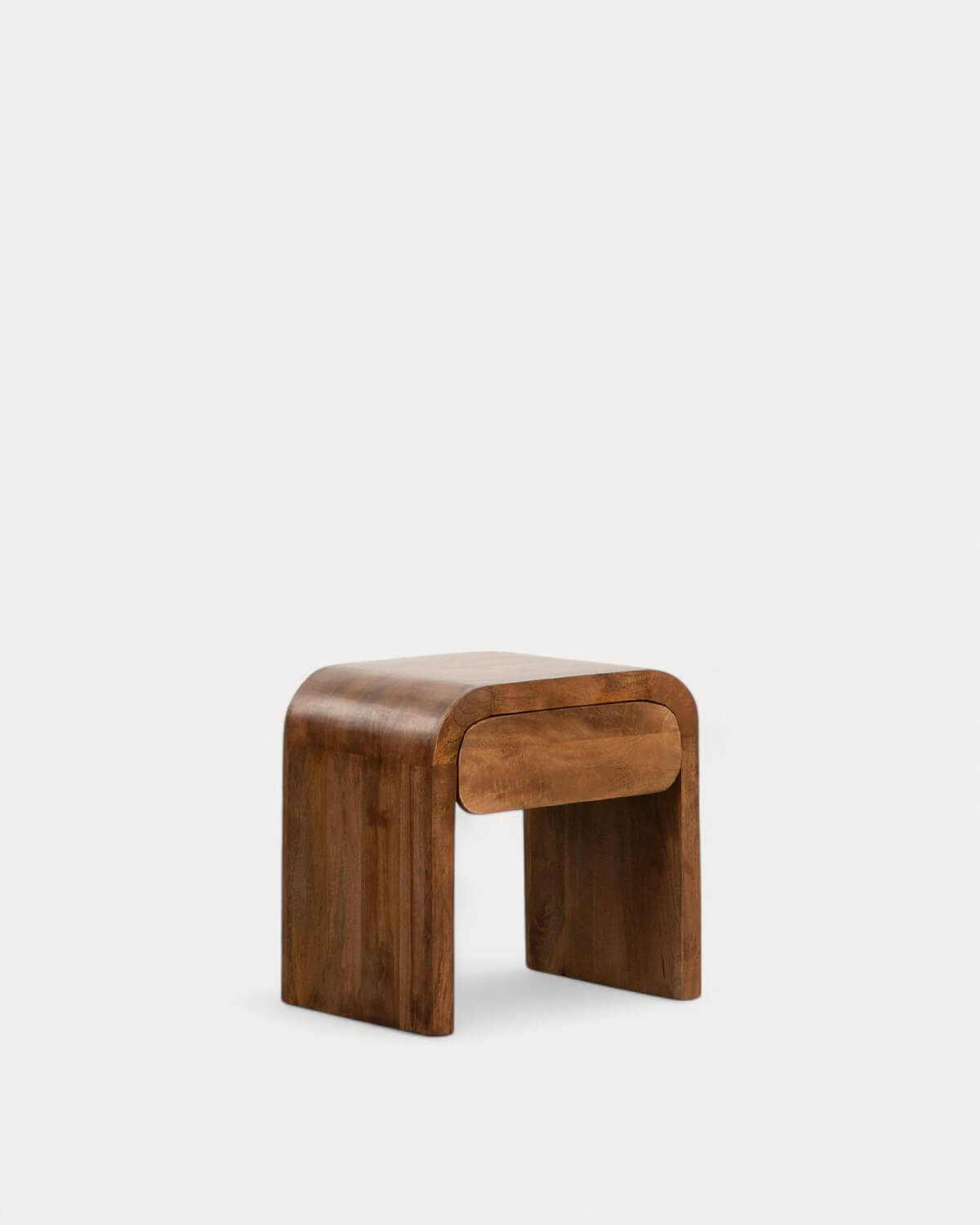 Table de Chevet avec Tiroir en Bois de Manguier (47x35 cm) Vanile , image de la gelerie 1