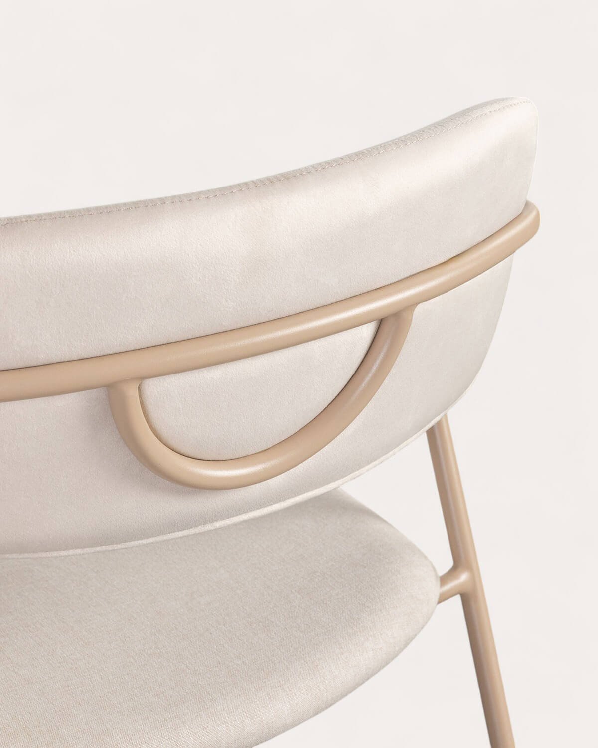 Chaise de Salle à Manger en Velours et Tissu Irun, image de la gelerie 7