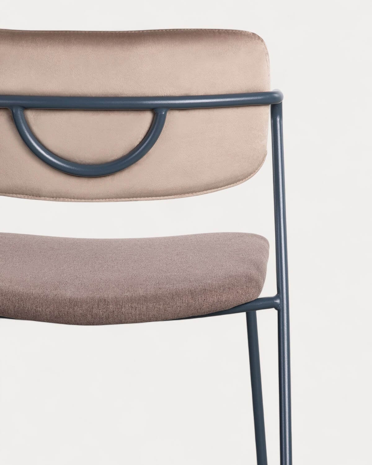 Pack 2 Chaises de Salle à Manger en Velours et Tissu Irun, image de la gelerie 8