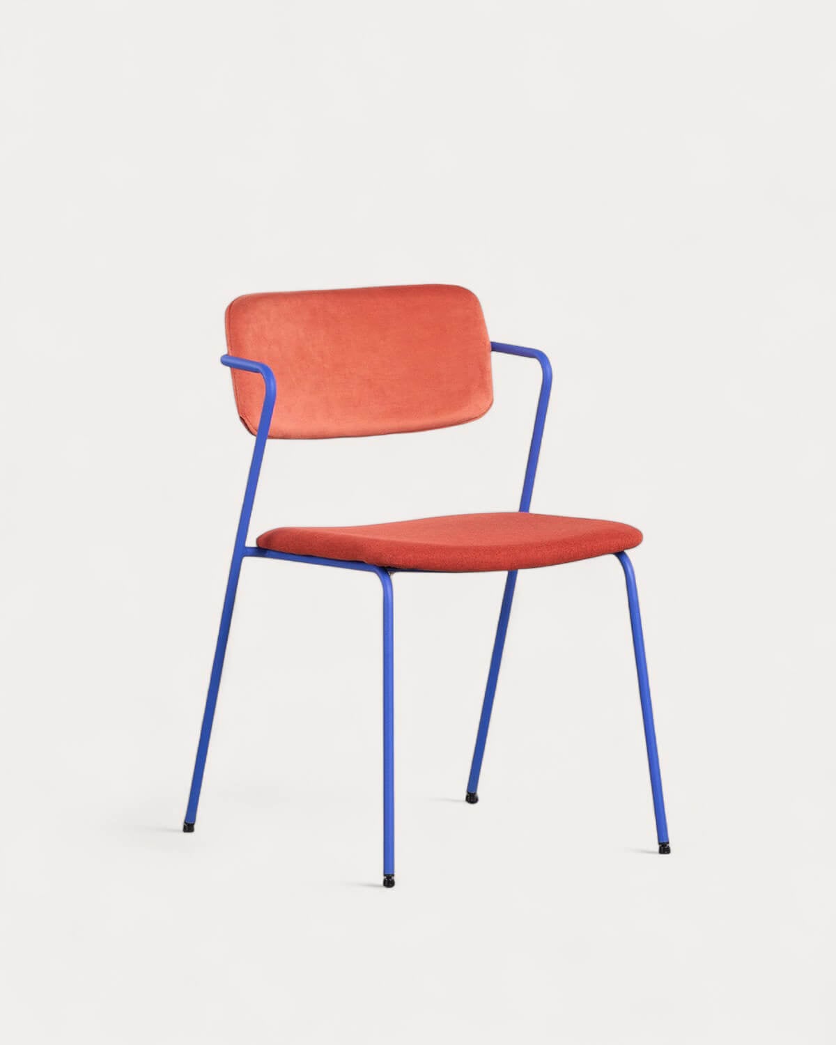 Pack 2 Chaises de Salle à Manger en Velours et Tissu Irun, image de la gelerie 1