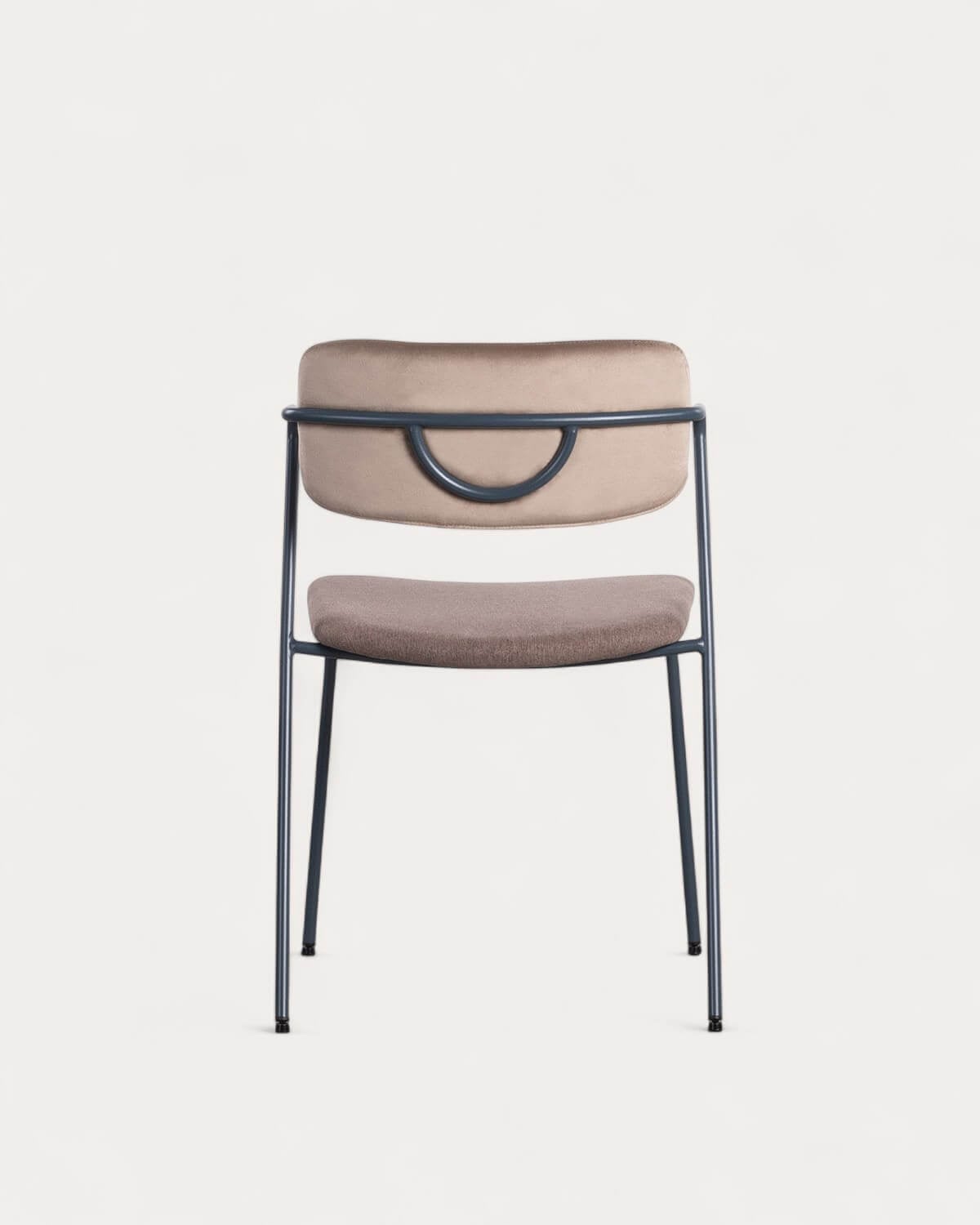 Pack 4 Chaises de Salle à Manger en Velours et Tissu Irun, image de la gelerie 5